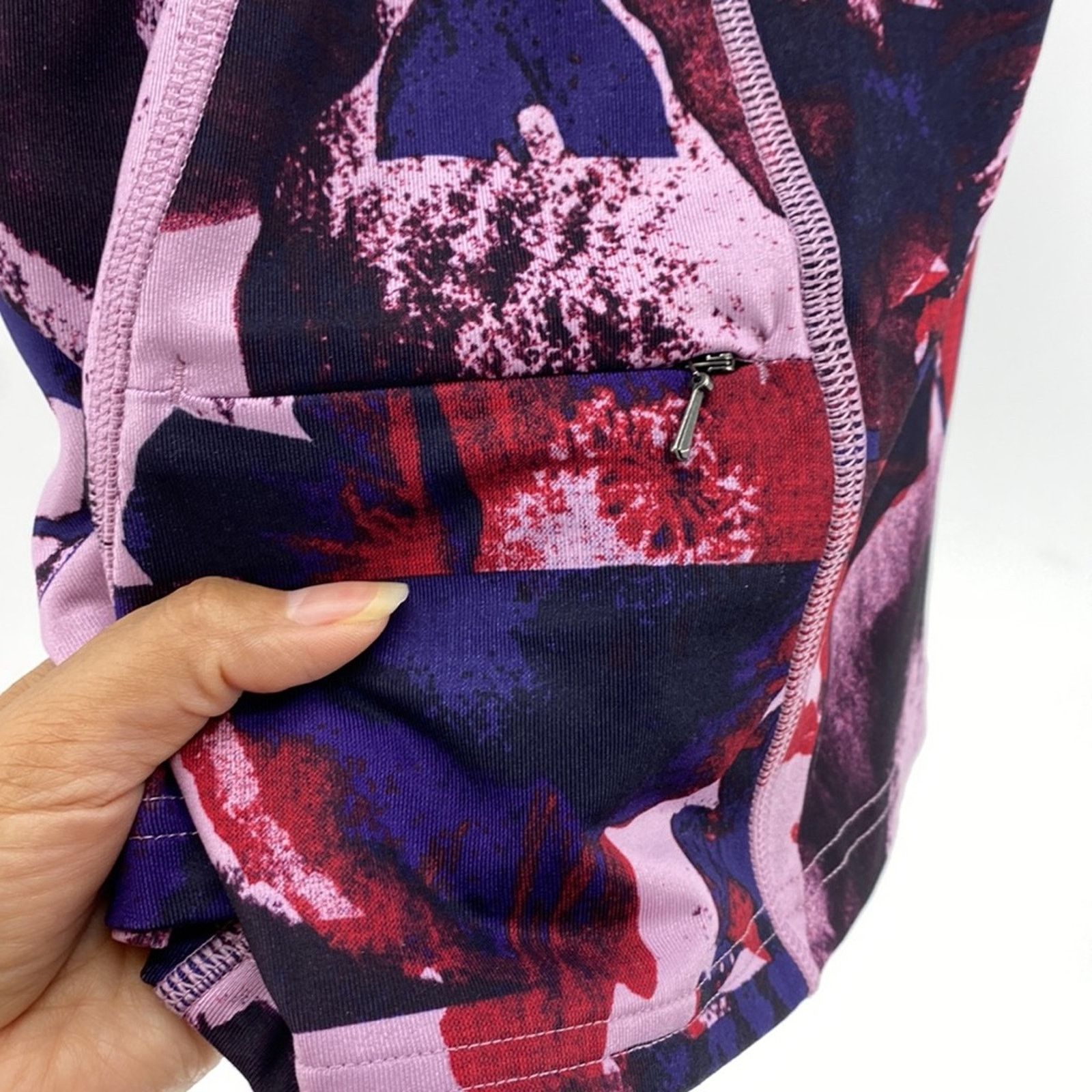 Other Lucy purple pink back zip pocket double shelf bra sz S Size S / US 4 / IT 40 - 7 Thumbnail
