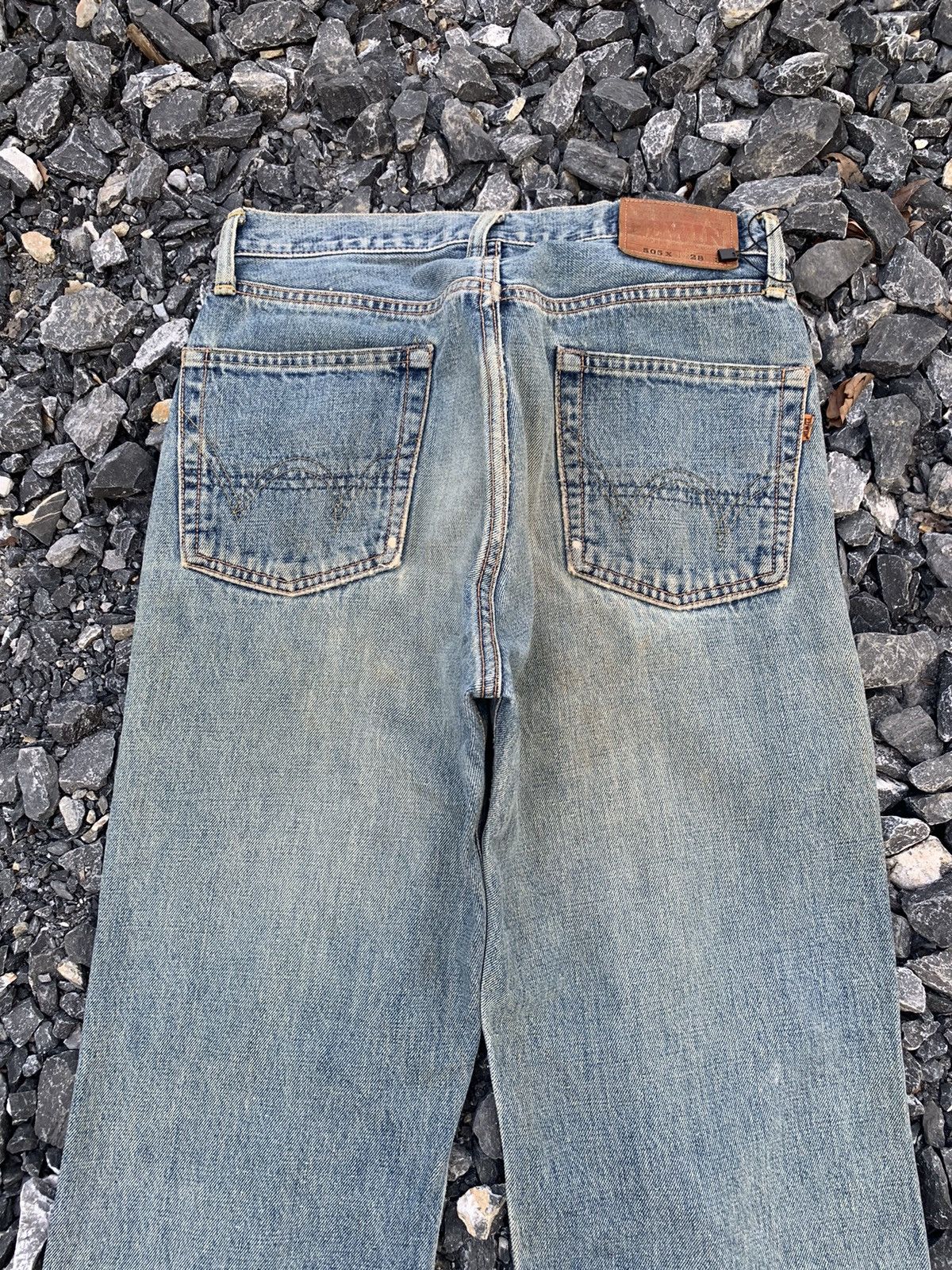 Kapital VINTAGE 505X SELVEDGE FADED JAPANESE DISTRESSED DENIM Size US 28 / EU 44 - 8 Thumbnail