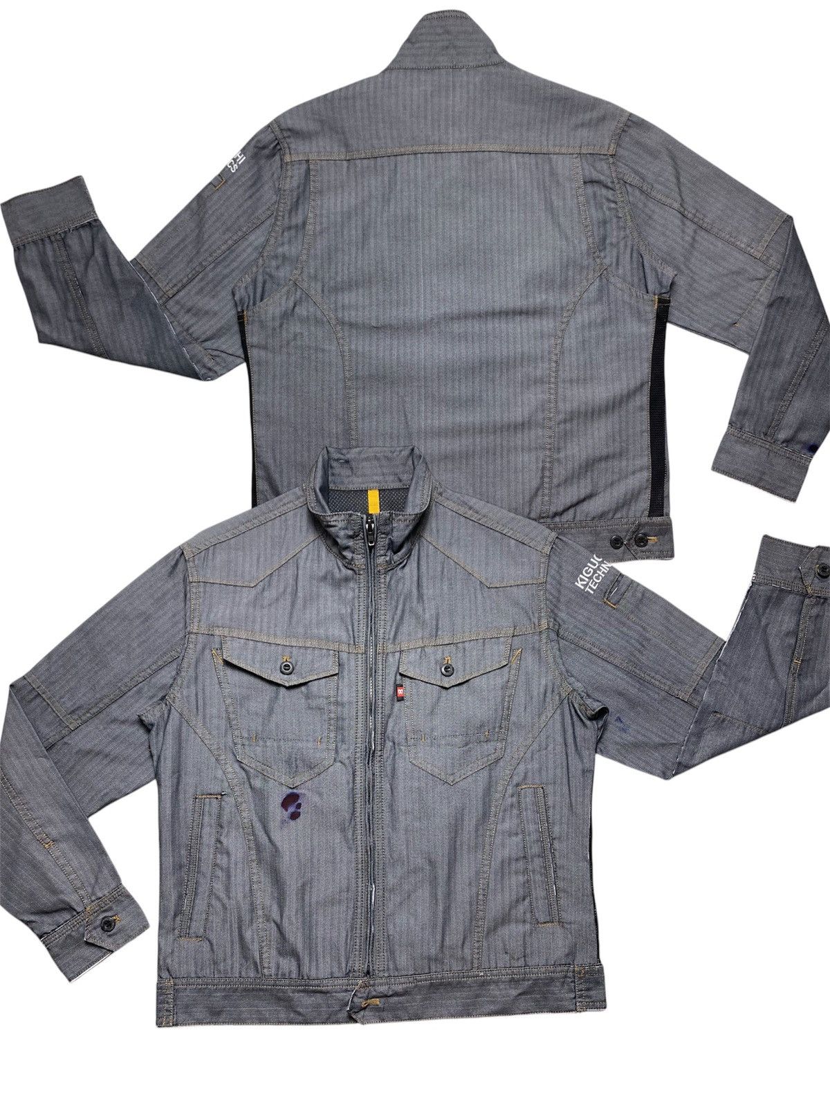 Japanese Brand Burtle Workwear Jacket Pit 20 Size US XXS / EU 40 - 1 Thumbnail