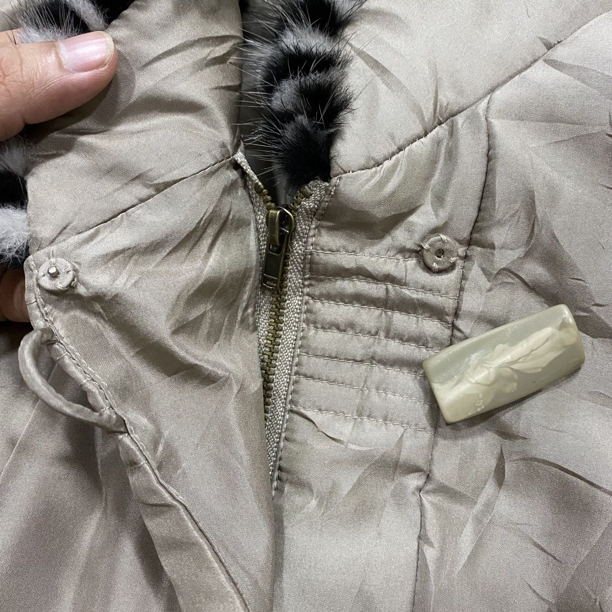 Japanese Brand × Vintage Japanese Brand OTTIMO Pure Silk Mink Fur Long Jacket Size L / US 10 / IT 46 - 13 Thumbnail