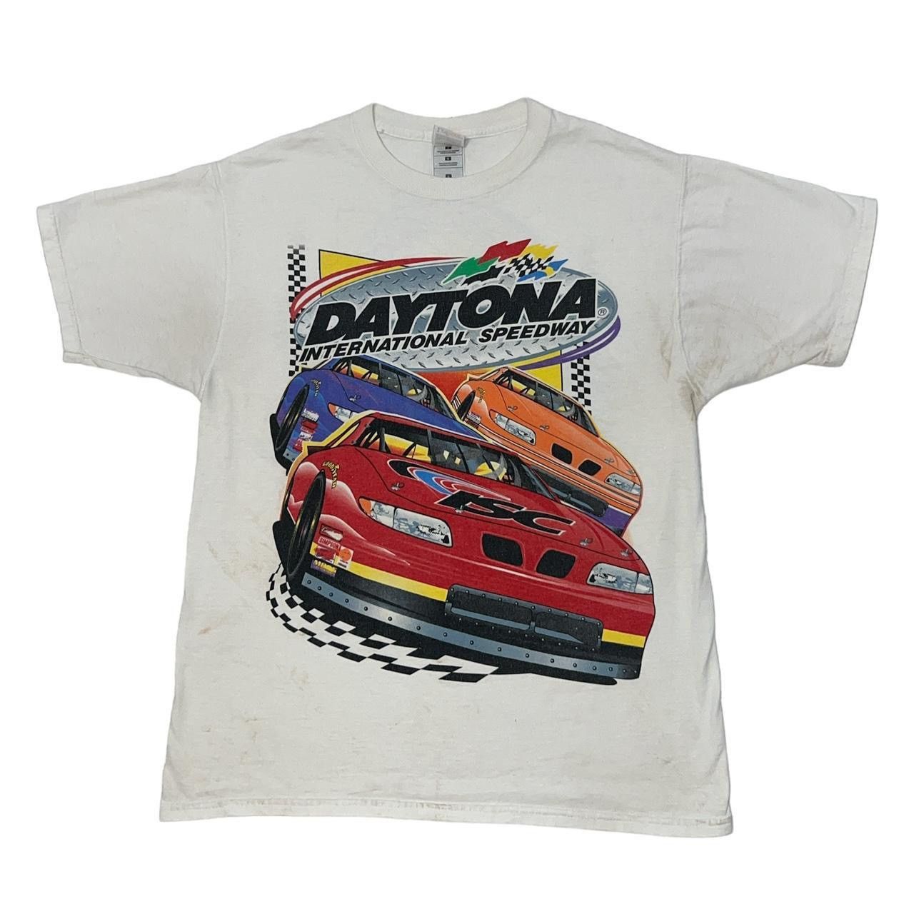 Fruit Of The Loom × NASCAR × Vintage Vintage 90’s Nascar Daytona International Speedway T-shirt Size US L / EU 52-54 / 3 - 1 Thumbnail