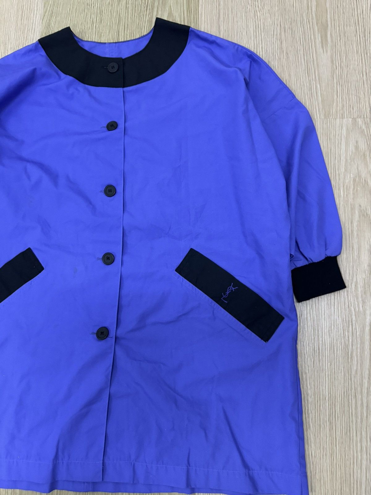 Vintage × Yves Saint Laurent Vintage Yves Saint Laurent Tabliers button up apron Size L / US 10 / IT 46 - 2 Thumbnail