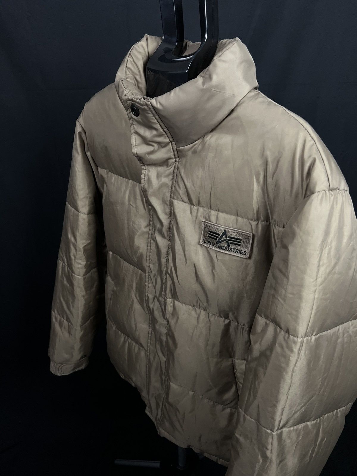 Alpha Industries × Vintage 🔴 Vintage oversize Alpha Industries down jacket with patch Size US XL / EU 56 / 4 - 7 Thumbnail