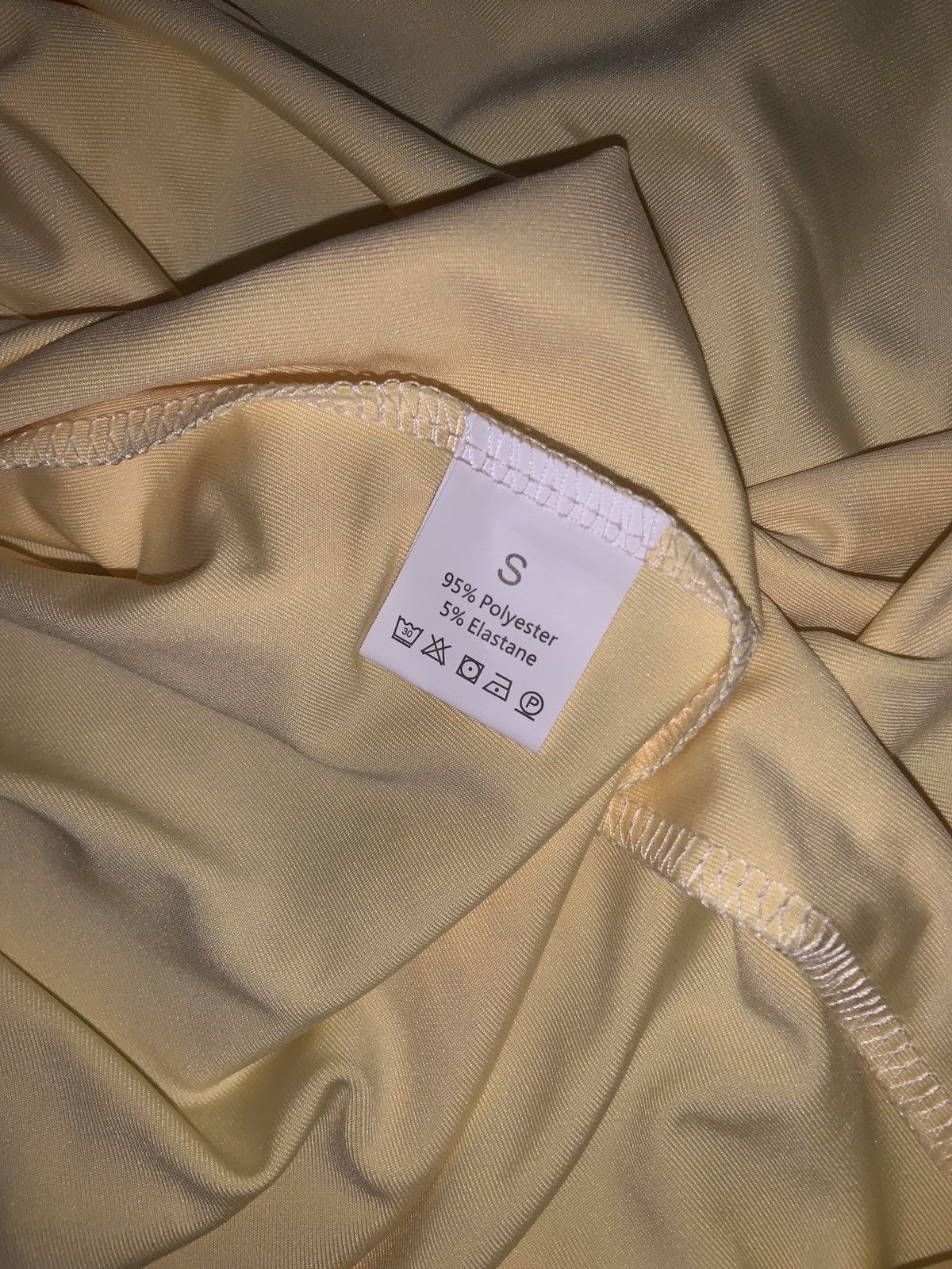 Other Womens - Yellow Lacy Trim Slip Dress - Size Small Size S / US 4 / IT 40 - 4 Thumbnail