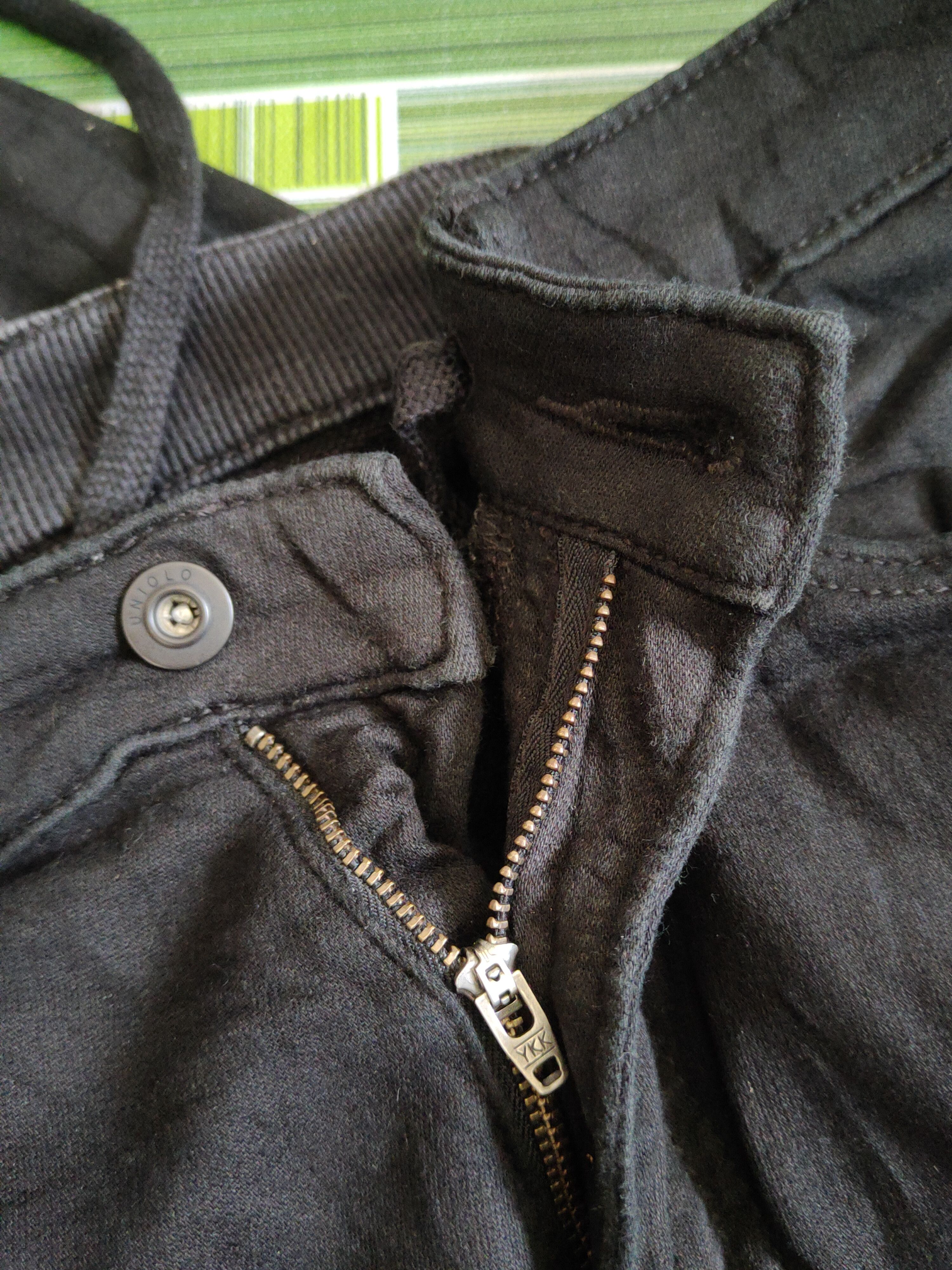 Japanese Brand Uniqlo Black ripped distressed Casual Pants #S2273 Size US 34 / EU 50 - 13 Thumbnail