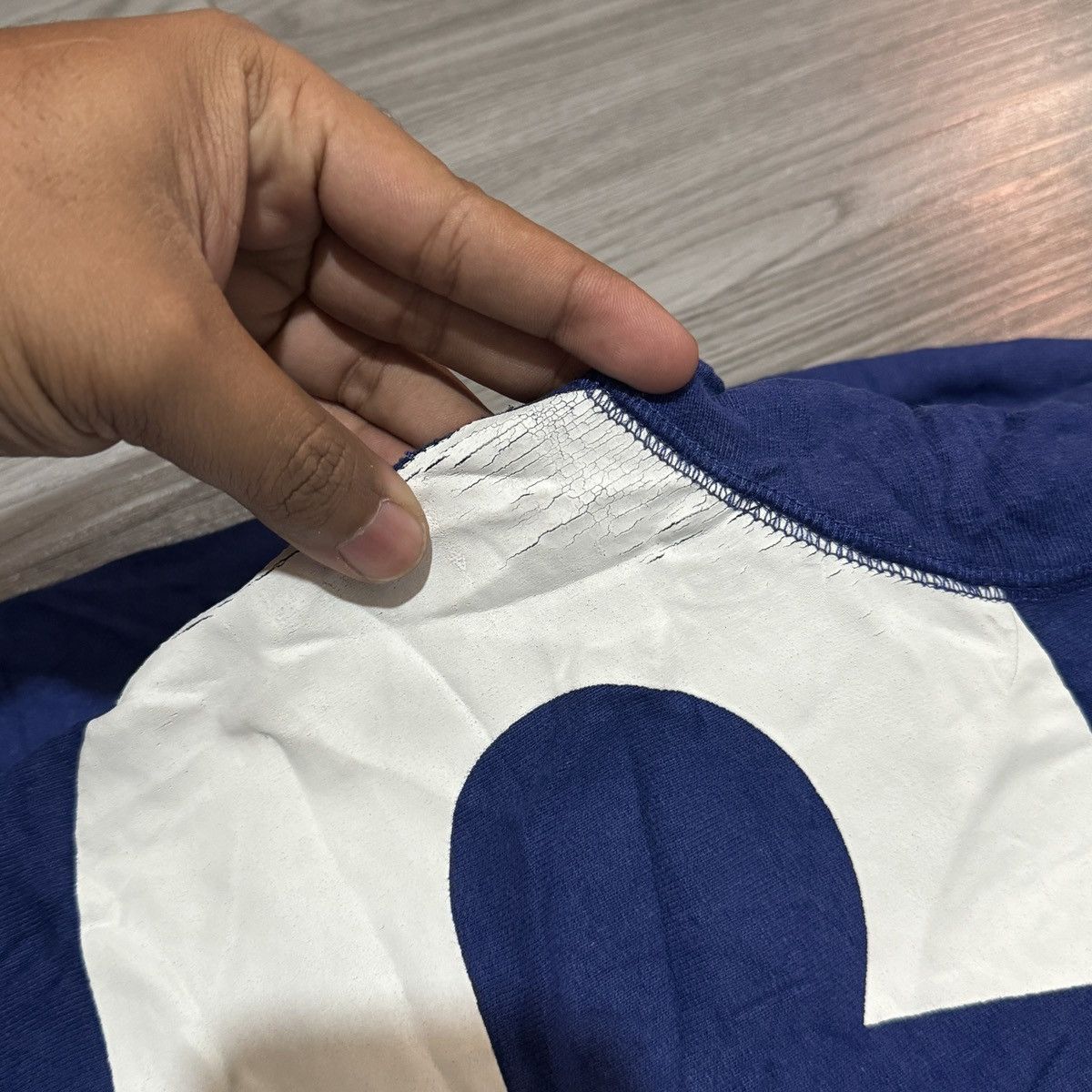 Supreme Supreme Sup Logo Royal Blue Pullover FW 13 Size US L / EU 52-54 / 3 - 5 Thumbnail