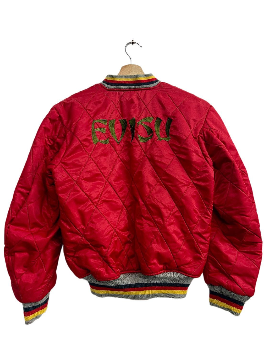Evisu VINTAGE RARE EVISU REVERSIBLE BOMBER VARSITY JACKET Size US M / EU 48-50 / 2 - 3 Thumbnail