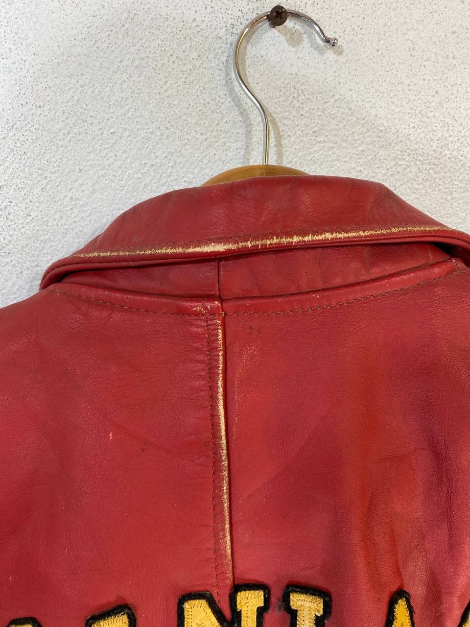 Avirex vintage avirex full leather jacket embroided nice design Size US L / EU 52-54 / 3 - 18 Thumbnail
