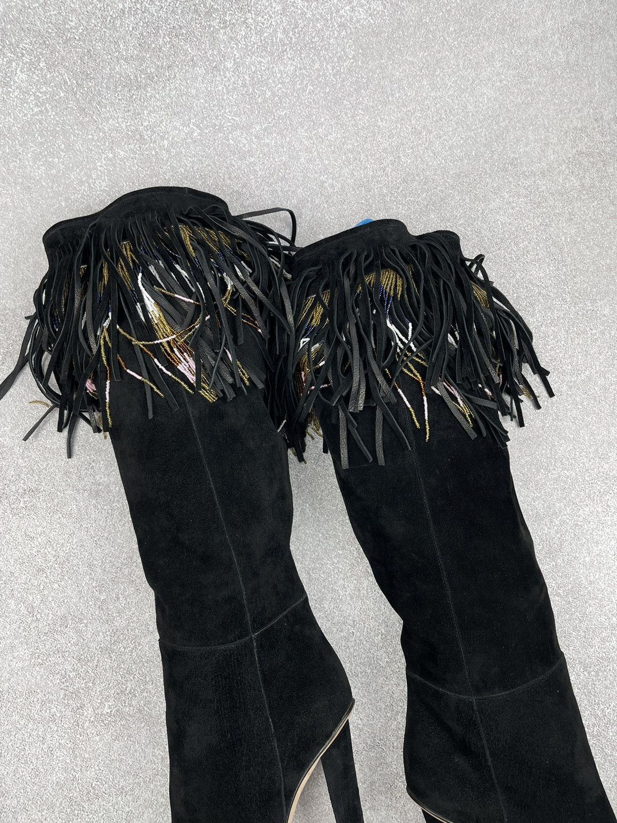 Jimmy Choo Jimmy Choo Suede Heels Boots Size 38 Size US 8 / IT 38 - 6 Thumbnail