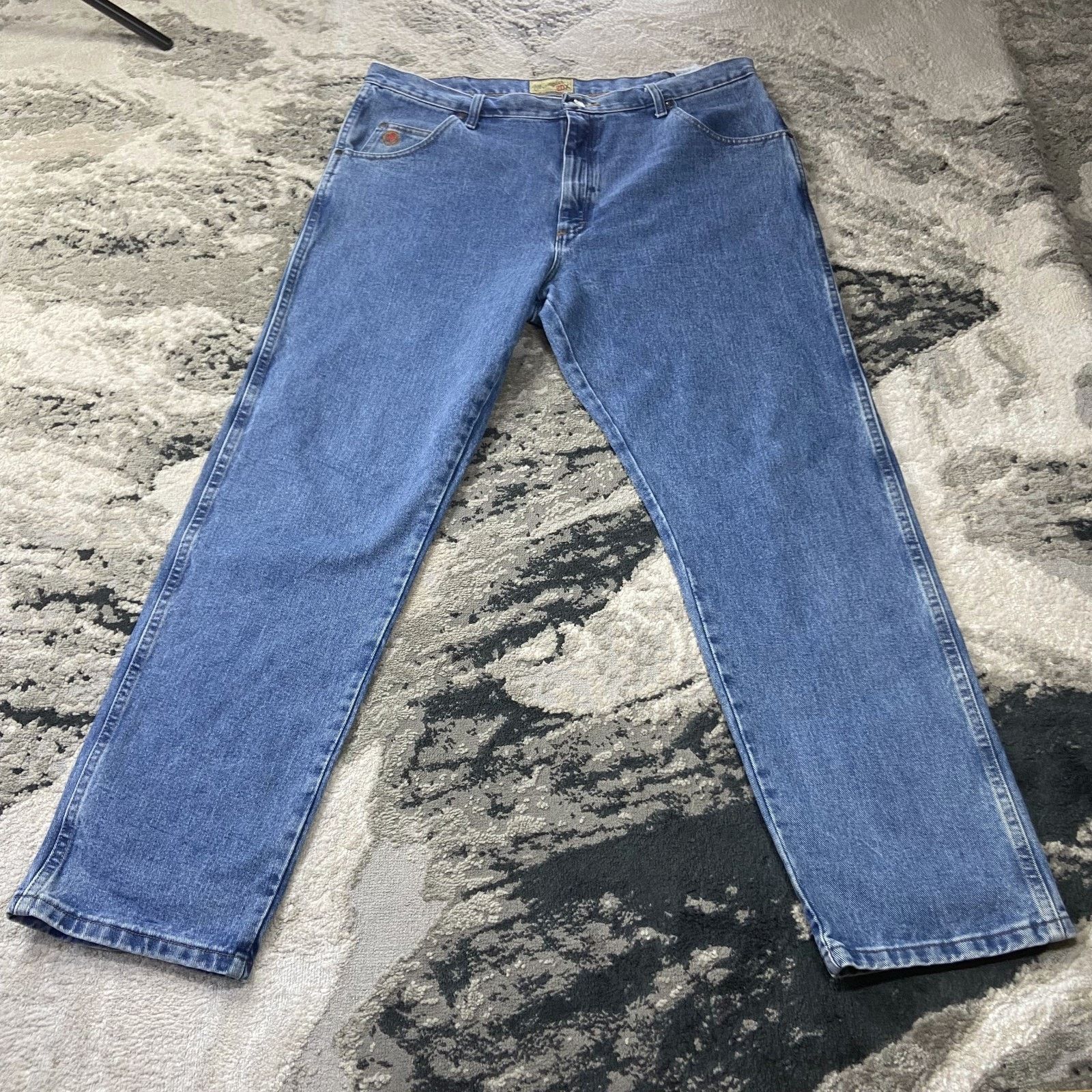 Wrangler Wrangler 2X Five Star Jeans Mens 40x32 Blue Denim Regular Size US 40 / EU 56 - 1 Thumbnail