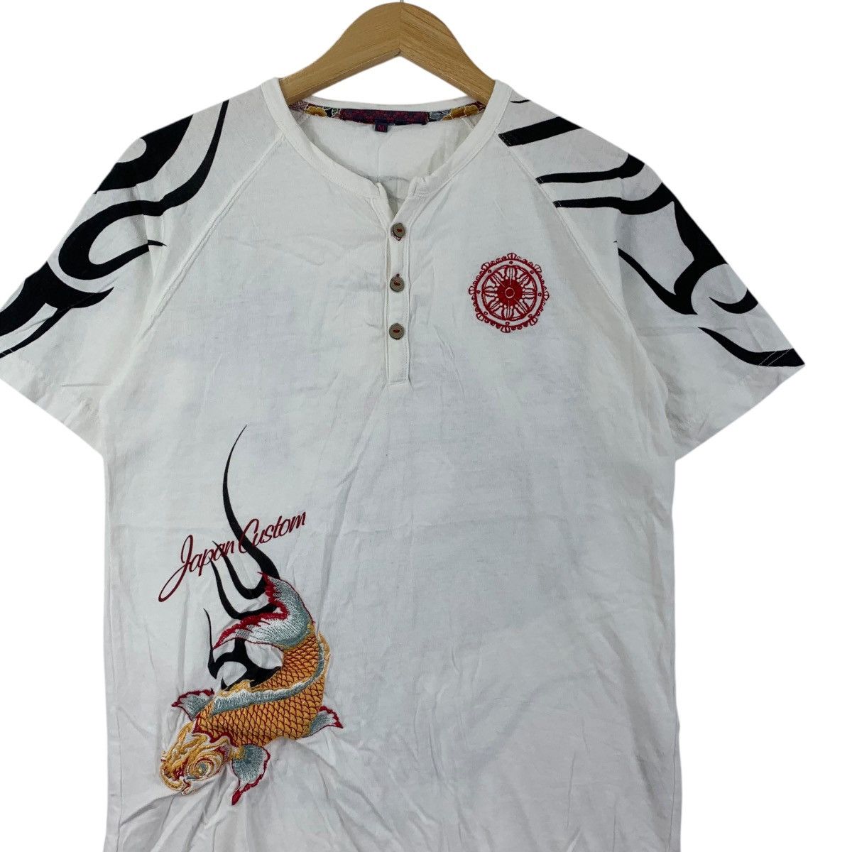 Other SUKAJAN T SHIRTS Japan Custom Koi Embroidered Tee Top Size US M / EU 48-50 / 2 - 3 Thumbnail