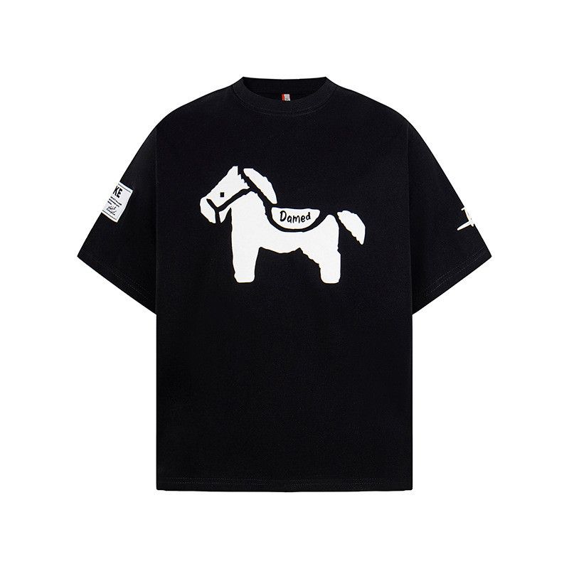 Japanese Brand American Vintage Pony Print T-Shirt Size US M / EU 48-50 / 2 - 1 Thumbnail