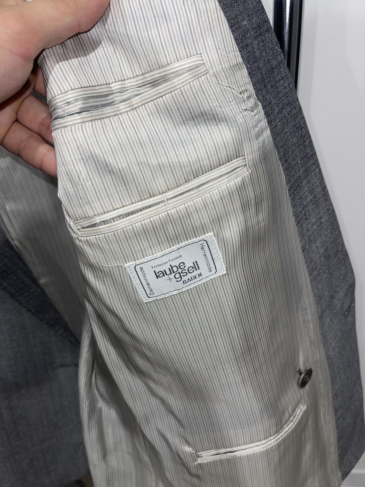 Vintage 🔥Vintage double-breasted suit classic blazer + trousers 40L Size 40L - 5 Thumbnail