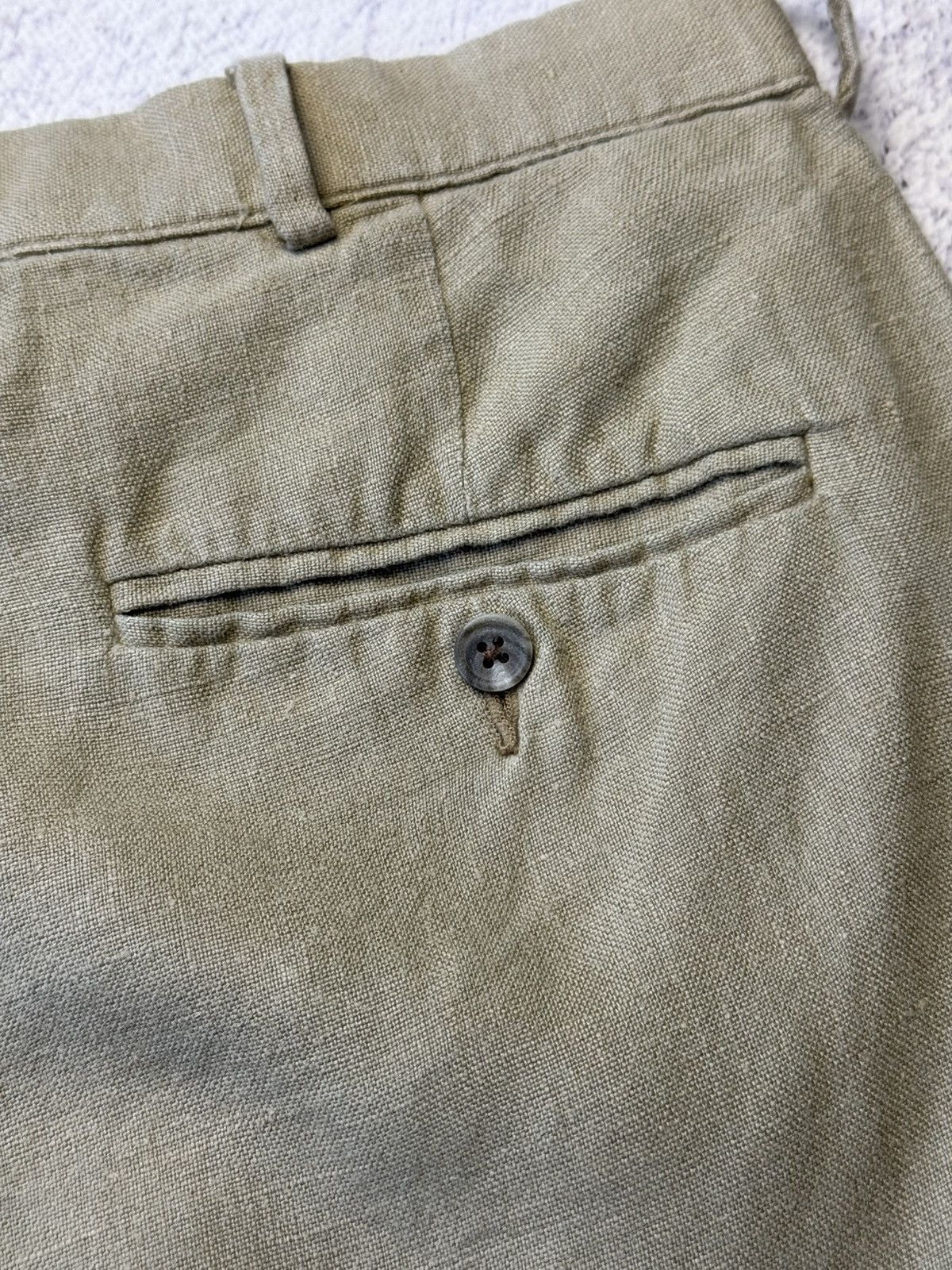 Polo Ralph Lauren Vintage Polo Ralph Lauren Linen Shorts Old Money Size 34 Size US 34 / EU 50 - 19 Thumbnail