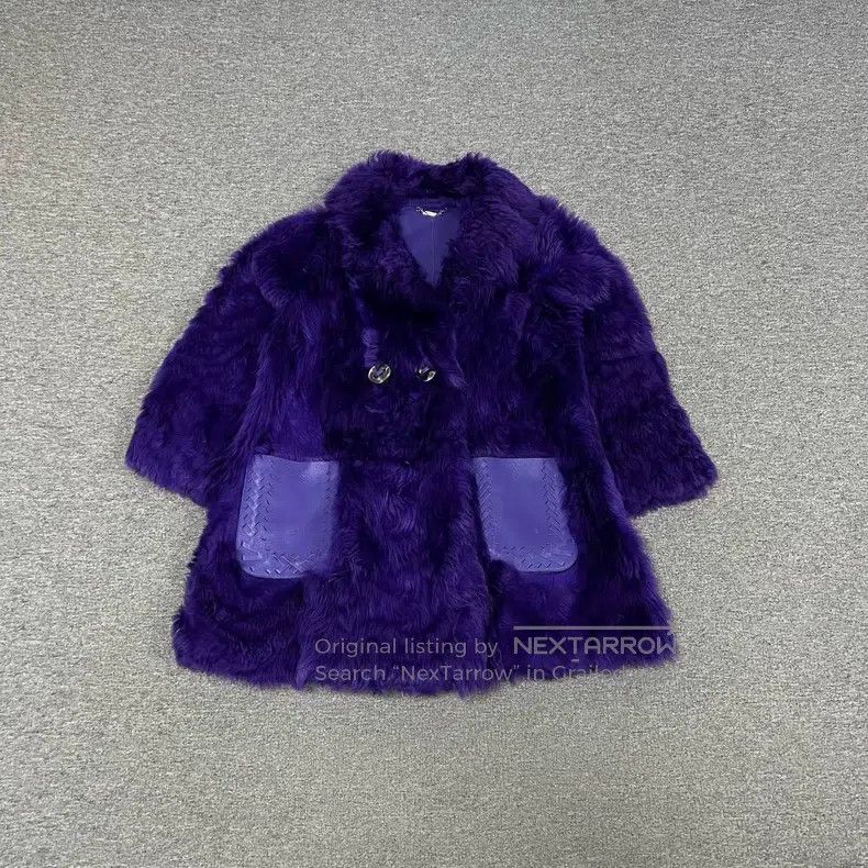 Fendi Fendi Purple Heavy Fur Coat Size XS / US 0-2 / IT 36-38 - 1 Thumbnail