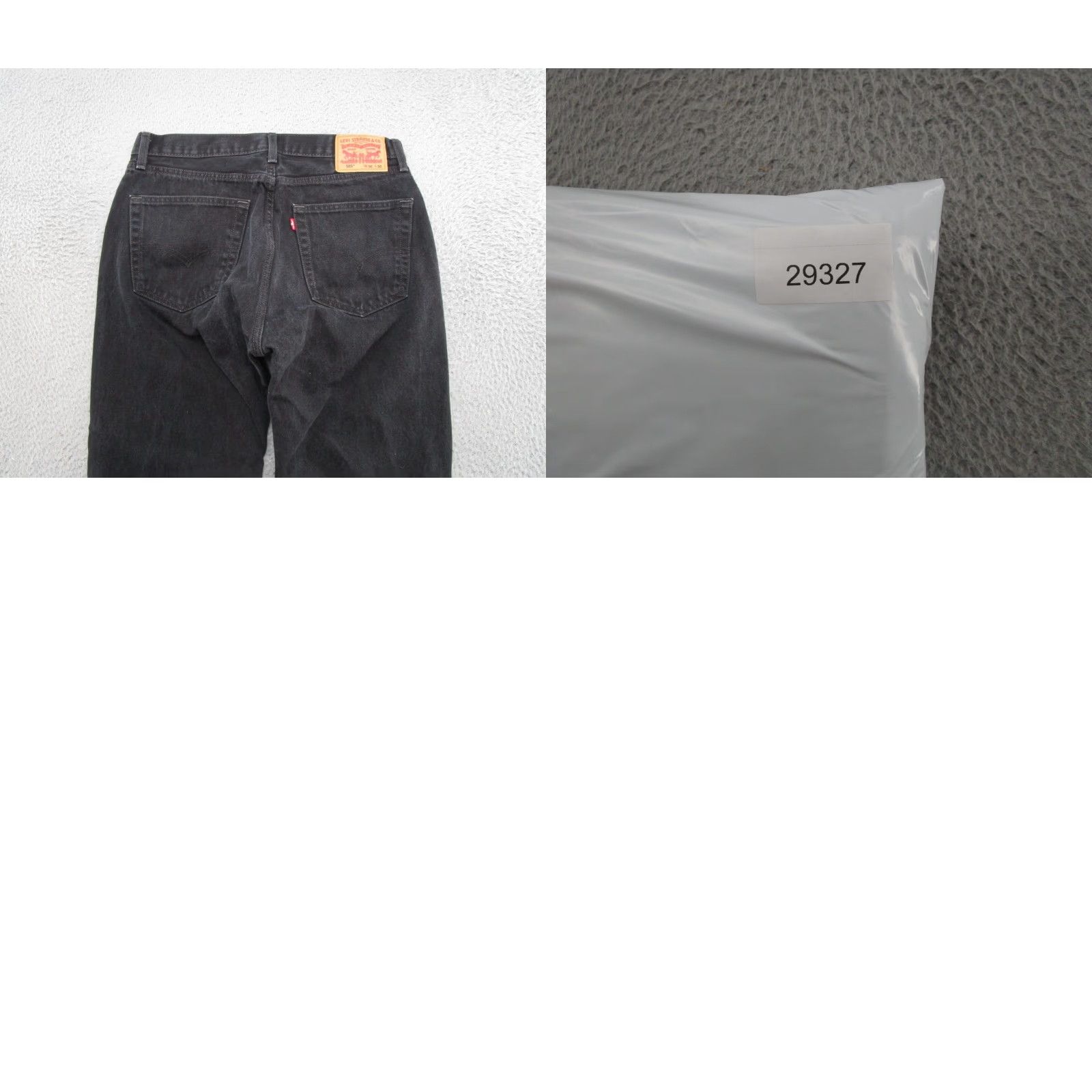 Levi's Levis 505 Black Denim Straight Jeans Mens 36x32 Regular Size Levi's 505 Jeans Black Straight Mens 36-32 Size US 36 / EU 52 - 9 Thumbnail