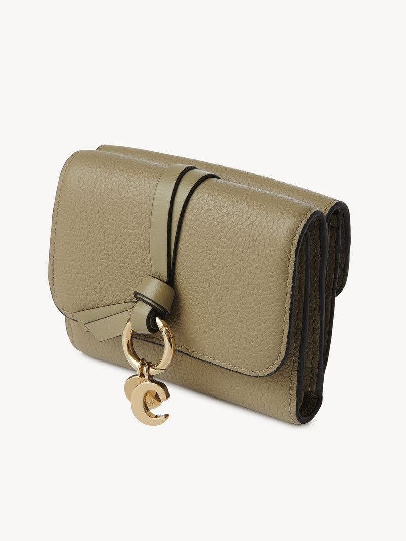 Chloe o1loc1c10226 Size: OS / Alphabet Small Wallet Pottery Green Size ONE SIZE - 2 Thumbnail