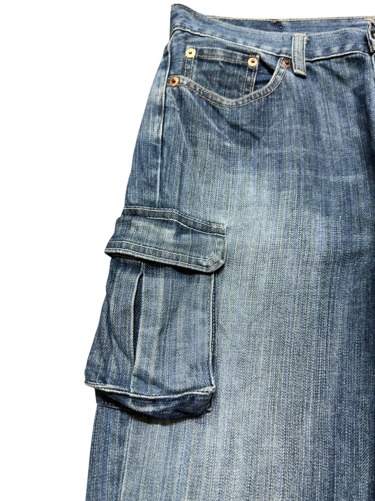 Levi's Vintage Clothing Vintage Levi’s W 318 Cargo Tatical Denim Size US 31 - 3 Thumbnail