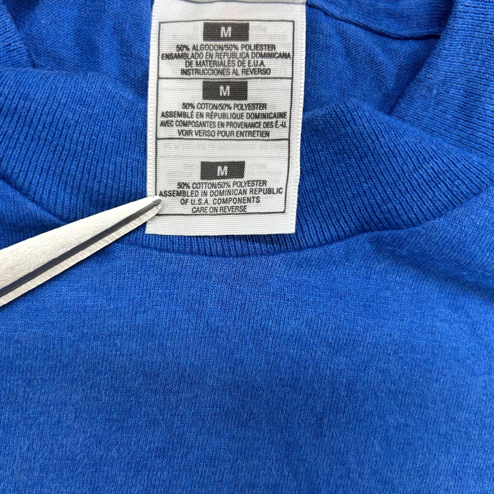 Fruit Of The Loom VINTAGE Cub Scout Circus Shirt Mens M Blue Crew Neck Pullover Graphic BSA 90s Size US M / EU 48-50 / 2 - 2 Thumbnail
