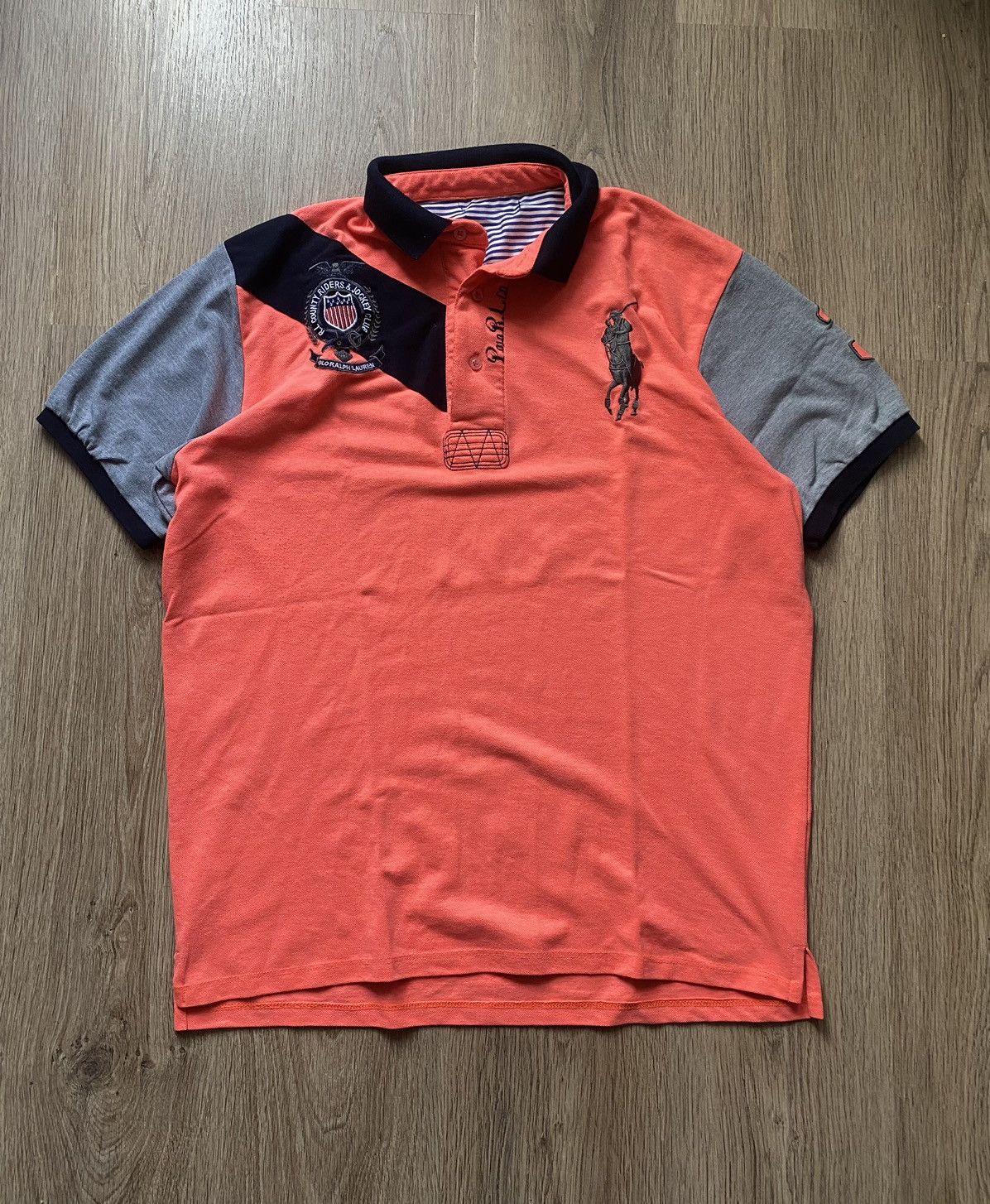 Polo Ralph Lauren × Ralph Lauren 90s Vintage Polo Ralph Lauren Y2K United States polo shirt#3 Size US XL / EU 56 / 4 - 1 Thumbnail
