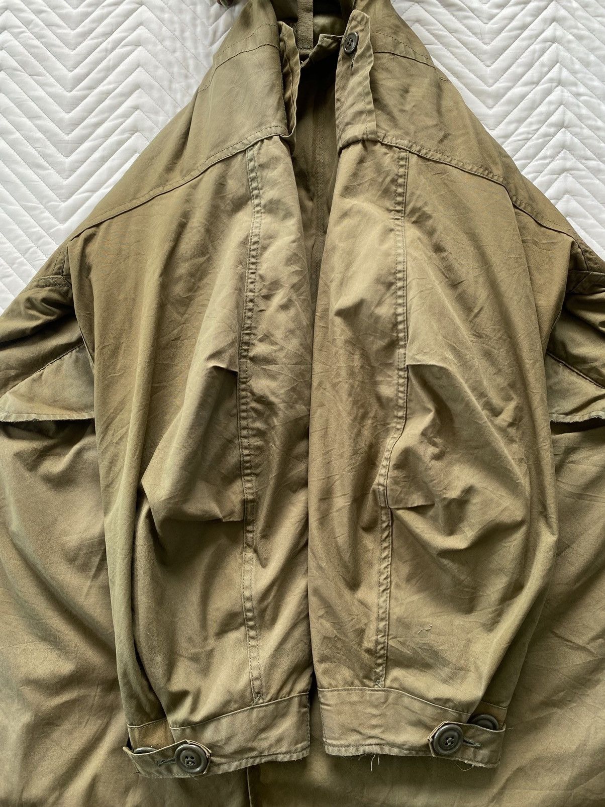 Vintage Vintage US Army M-51 Fishtail Parka – 1983s Original Issue Size US L / EU 52-54 / 3 - 3 Thumbnail
