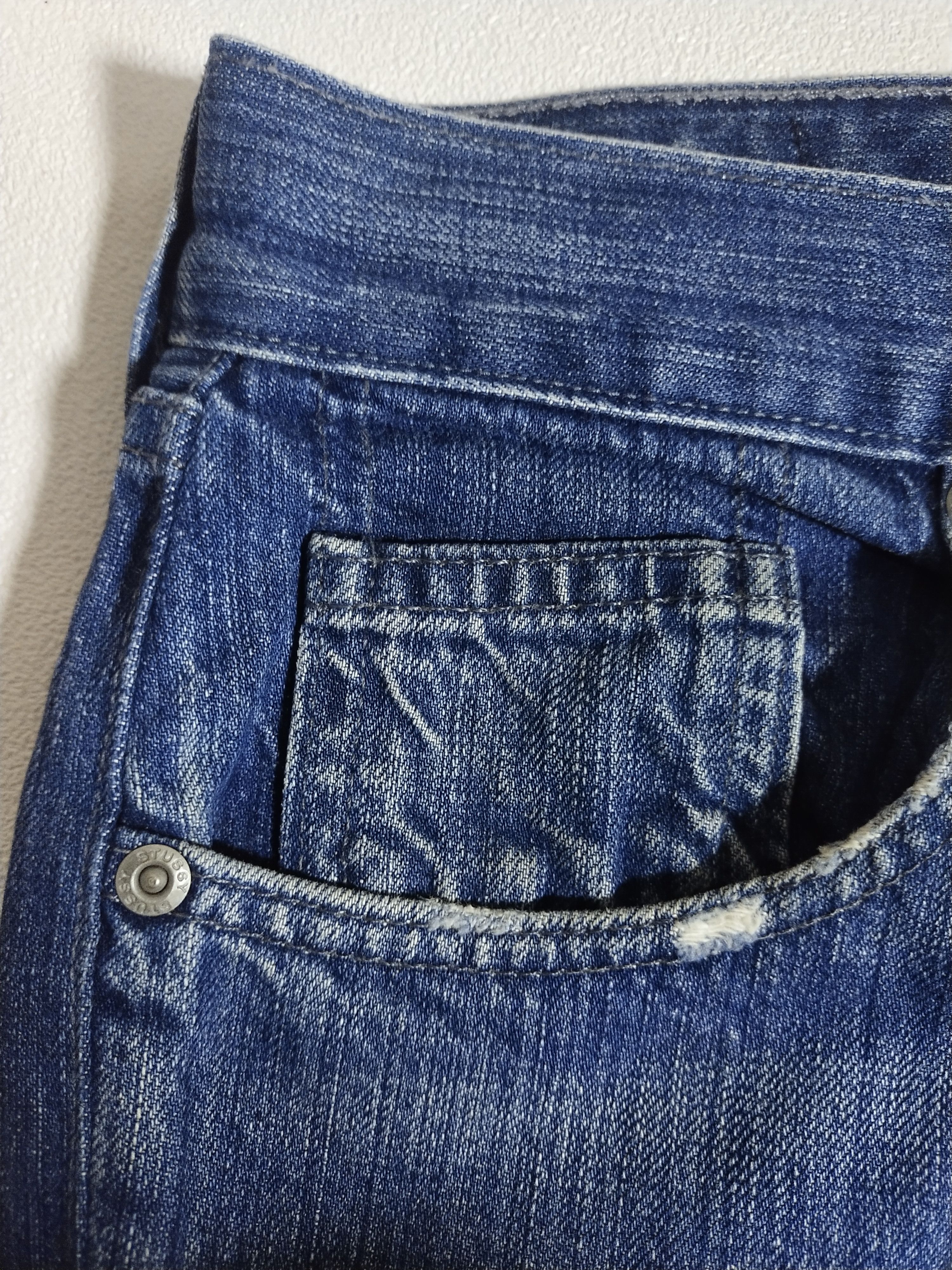 Stussy Vintage Denim Stussy Garment WorkGear Size US 34 / EU 50 - 4 Thumbnail