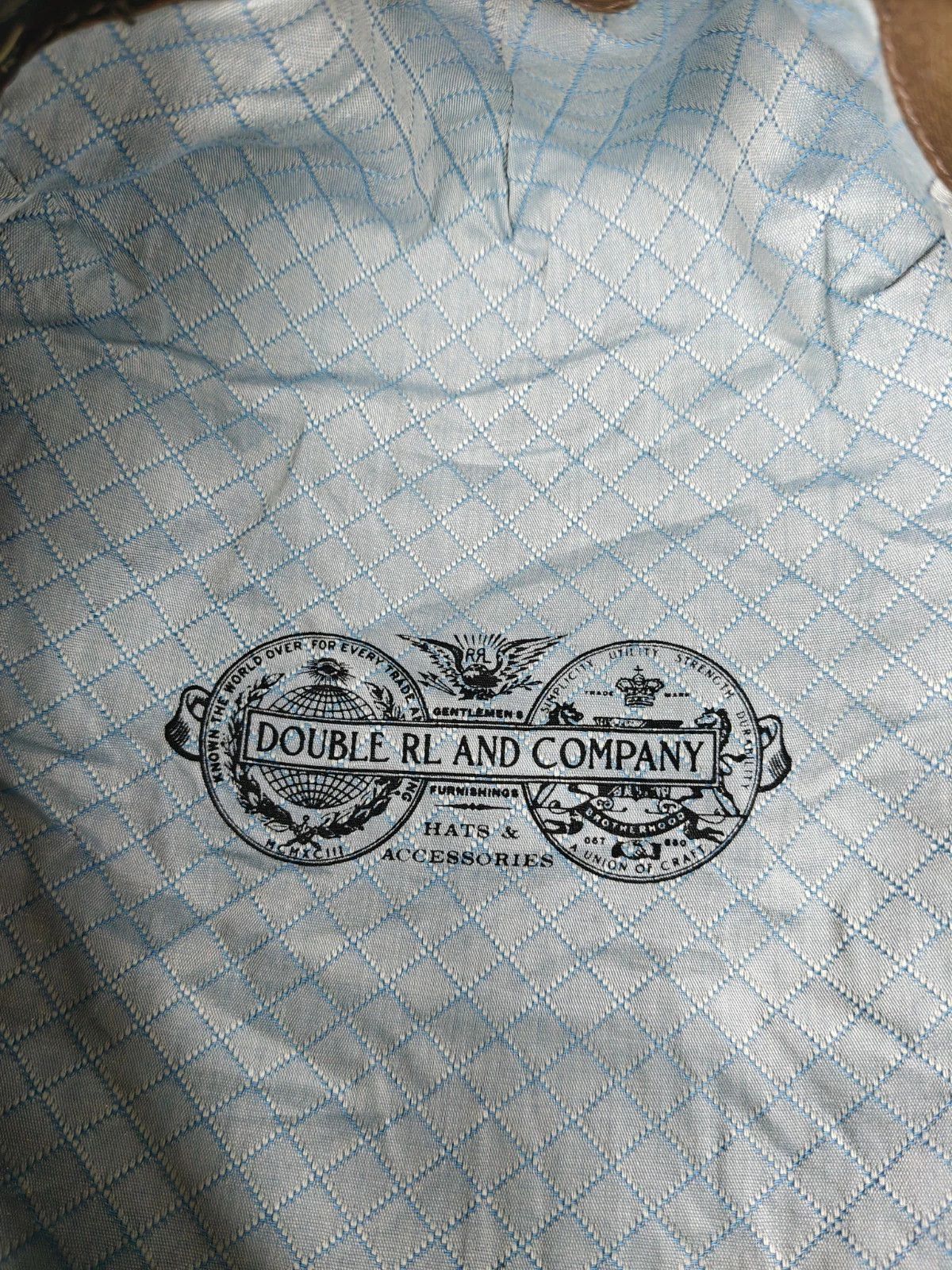 RRL Ralph Lauren DOUBLE RL Linen-Blend Herringbone Driver's Cap T/1911 Size ONE SIZE - 11 Thumbnail