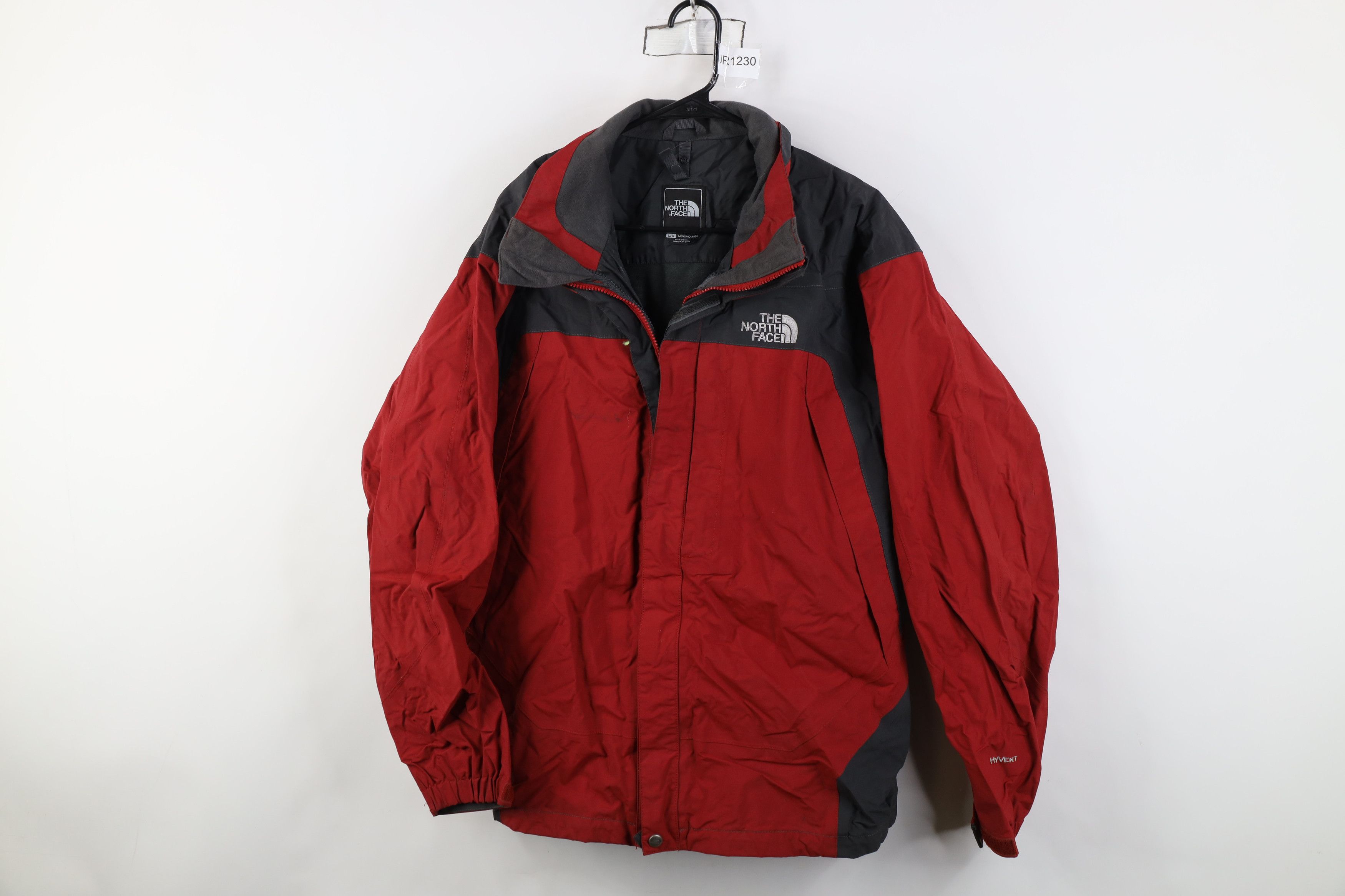 The North Face Vintage Y2K The North Face HyVent Waterproof Jacket Red Size US L / EU 52-54 / 3 - 1 Thumbnail