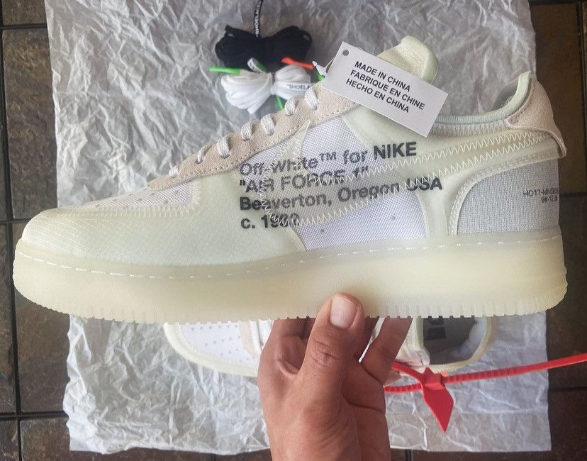 Nike Nike Off-White Air Force 1 (The Ten) Size US 12 / EU 45 - 10 Thumbnail