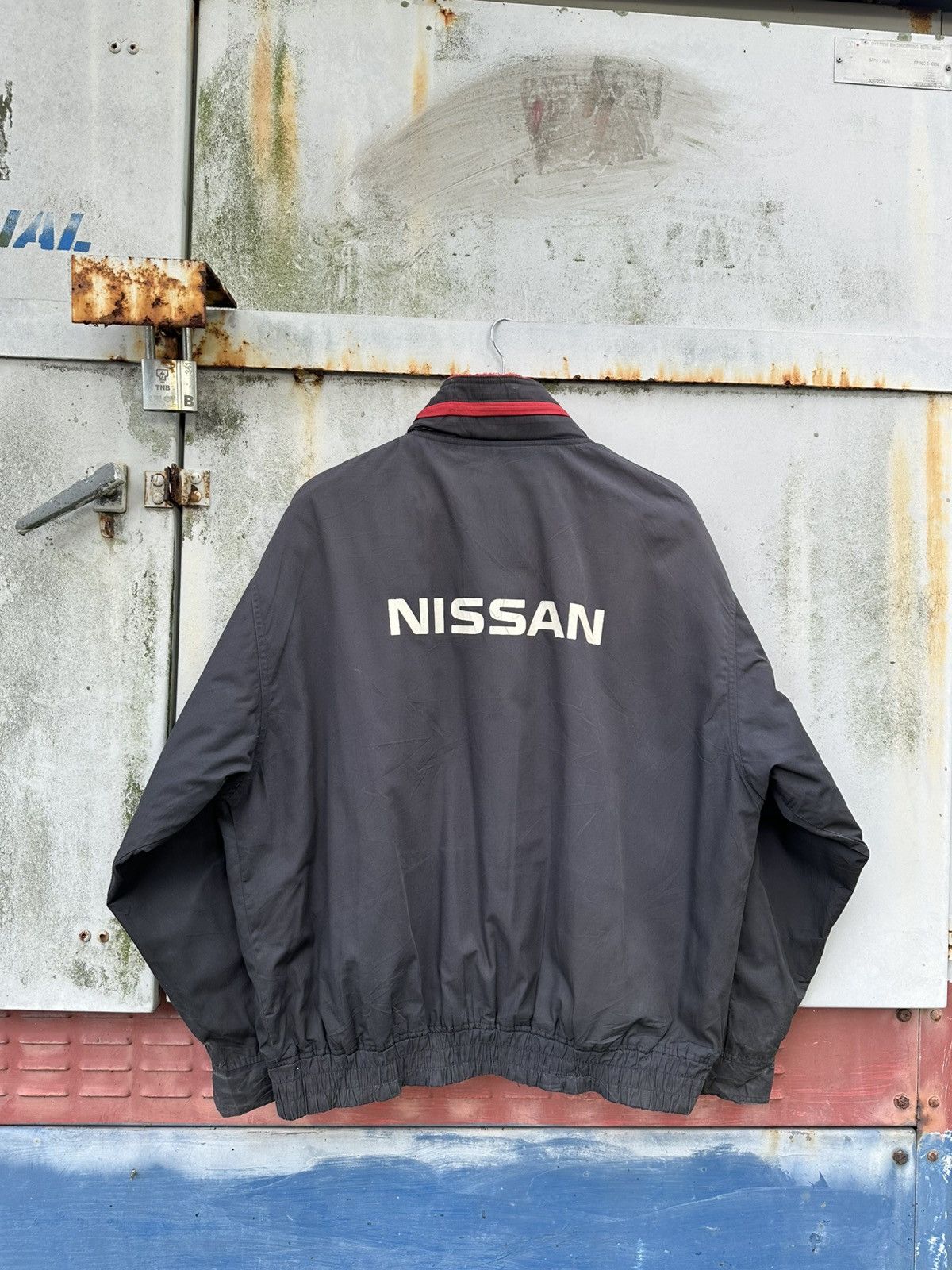 Vintage 👹Vintage Nissan Bomber Jacket Size US L / EU 52-54 / 3 - 8 Thumbnail