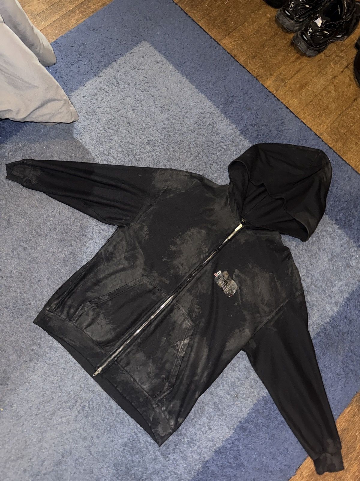 Balenciaga Balenciaga Gaffer Mud Hoodie Size US M / EU 48-50 / 2 - 11 Thumbnail
