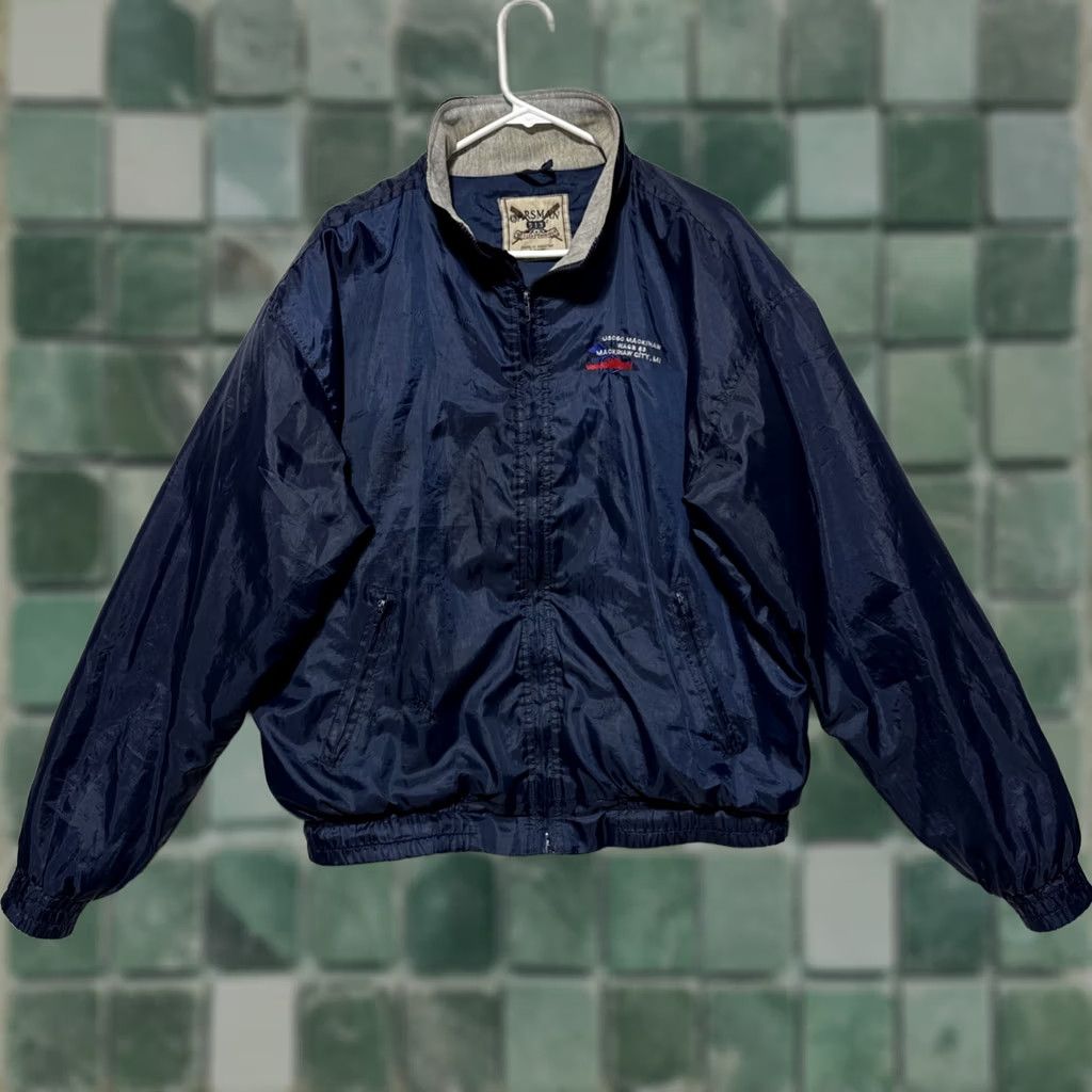 Vintage VINTAGE Oarsman 913 Jacket USCGC Mackinaw Coast Guard Large Navy Lined Rugged NOTE Size US L / EU 52-54 / 3 - 1 Thumbnail