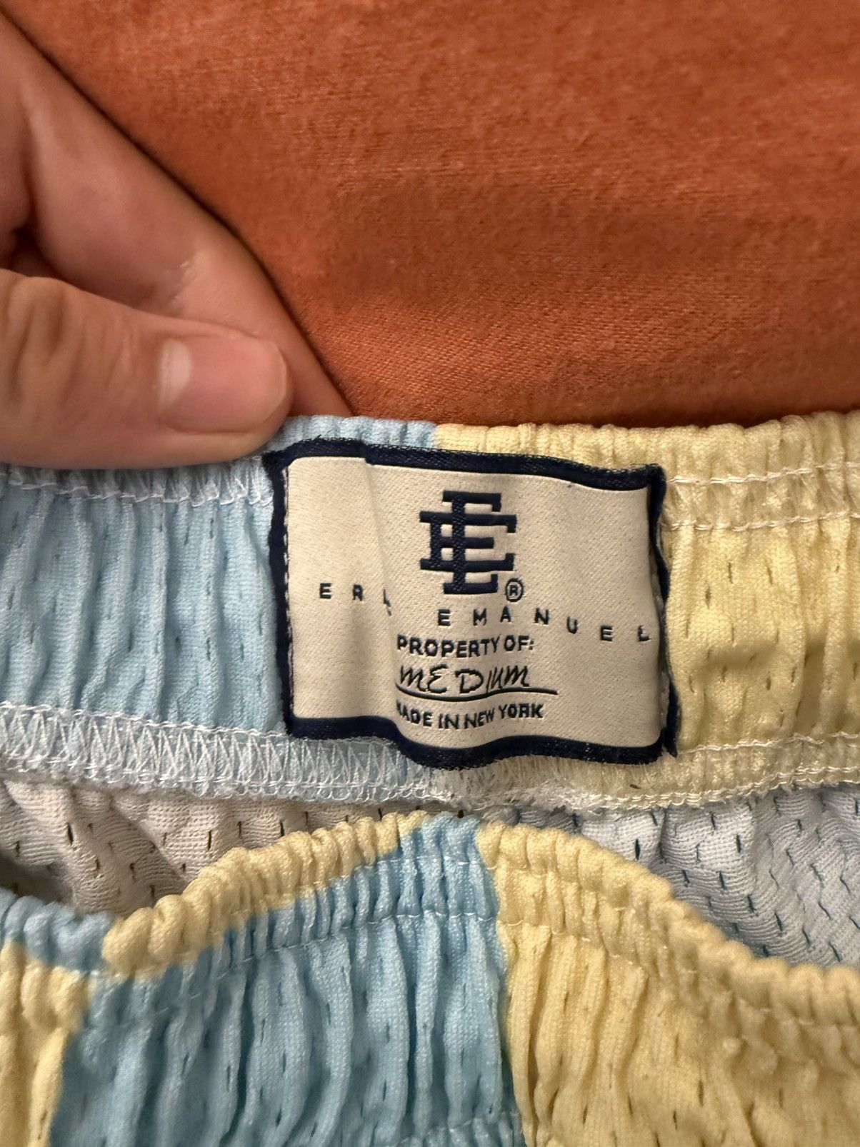 Eric Emanuel Blue and Yellow Eric Emmanuel Shorts Size US 28 / EU 44 - 2 Thumbnail
