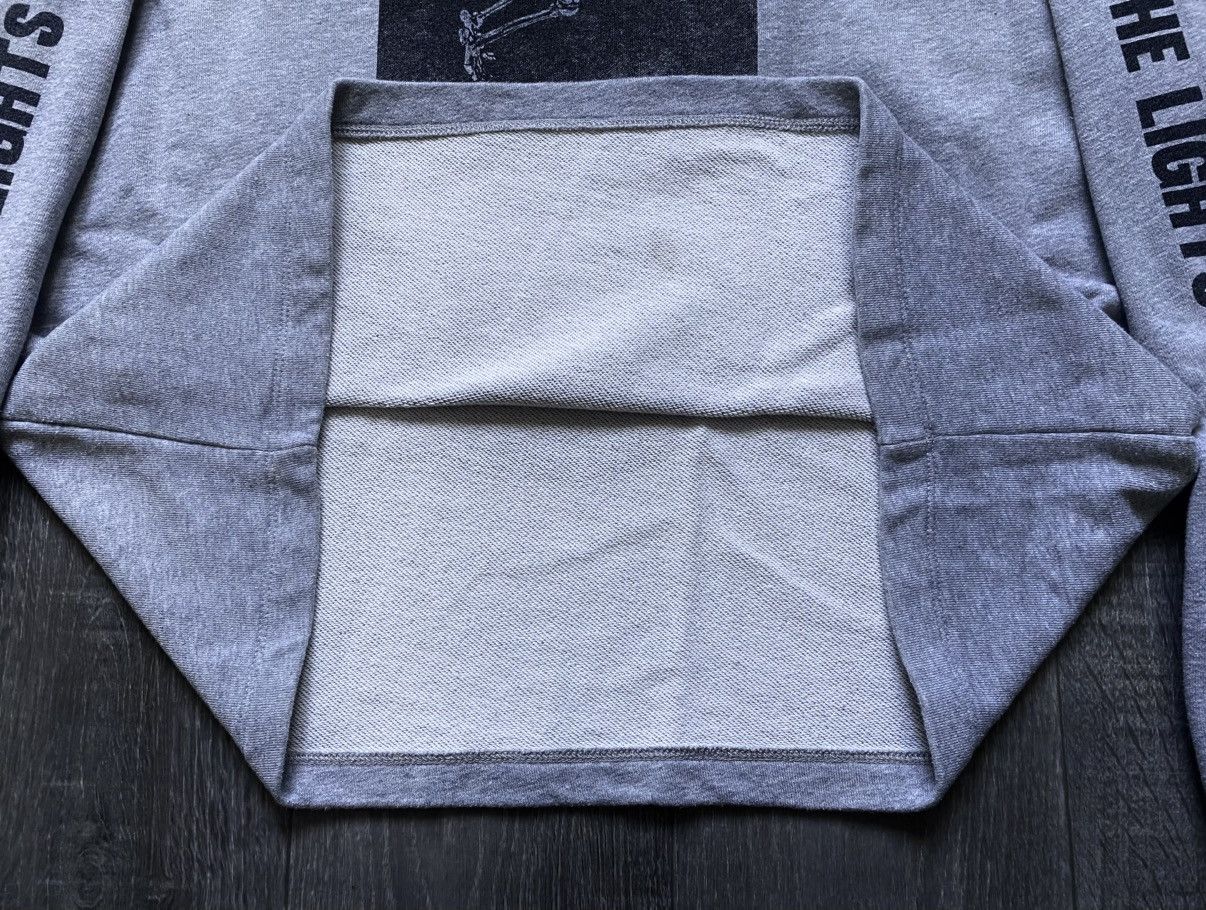 McQ Alexander McQueen McQueen Grey Printed Sweatshirt Fear Nothing Melody of Fear Size US XXL / EU 58 / 5 - 10 Thumbnail