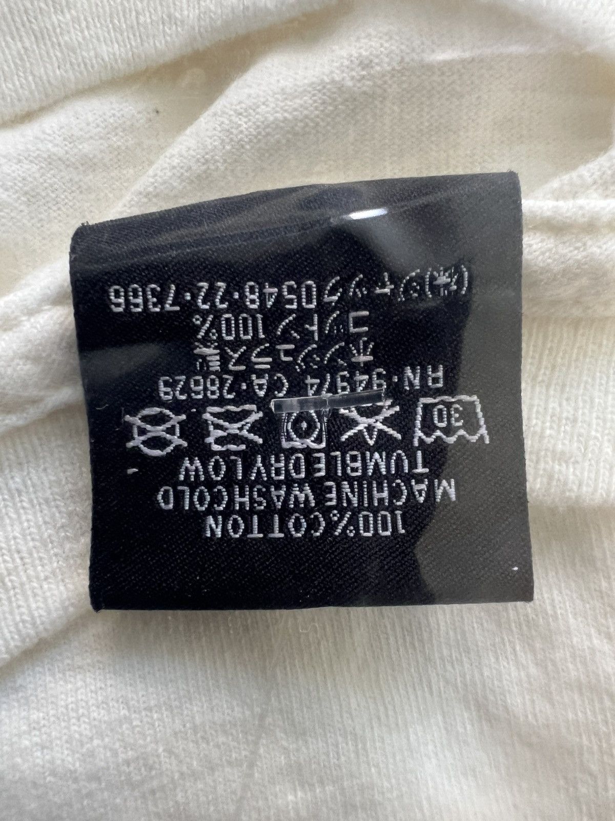 Stussy Stussy White Cotton T-shirt M International Size US M / EU 48-50 / 2 - 3 Thumbnail