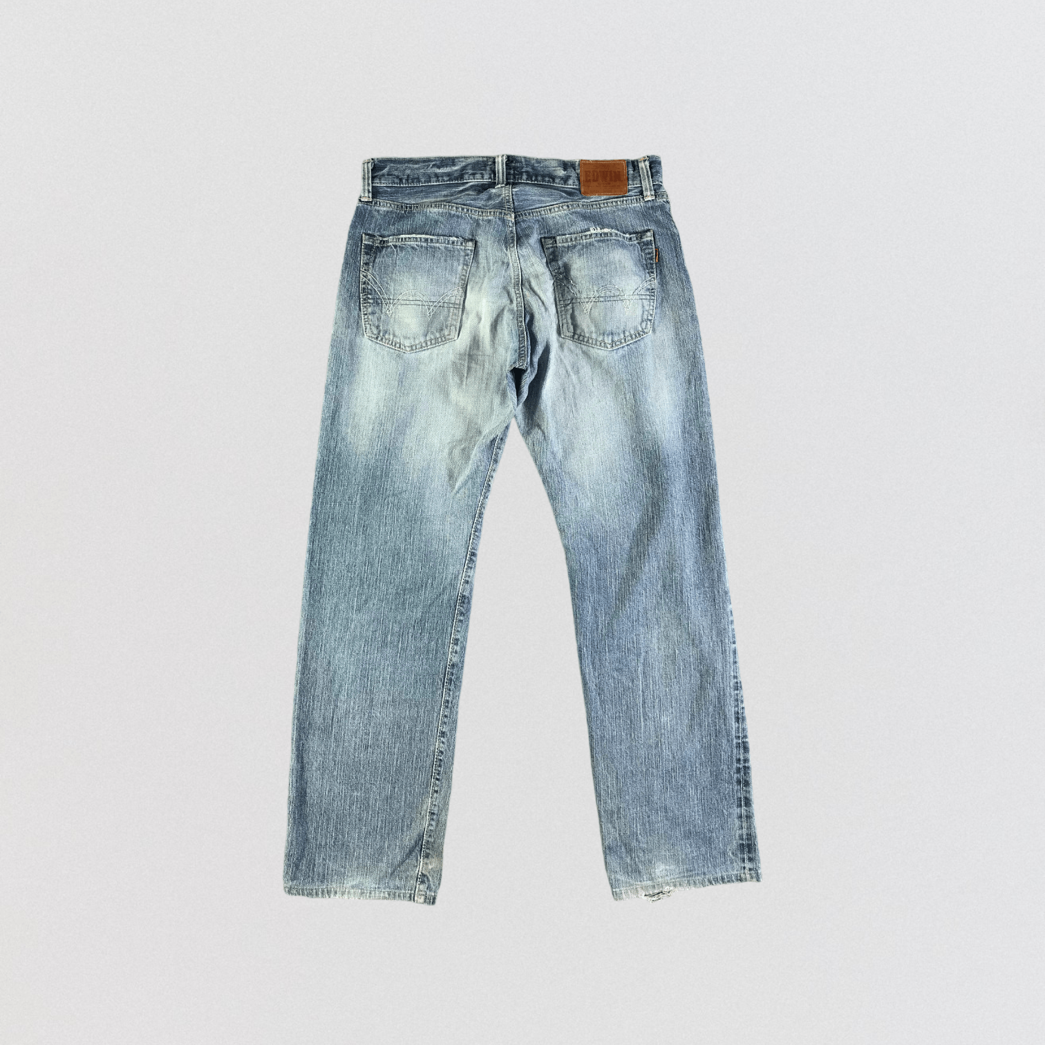 Edwin Vintage Blue Wash Edwin 505 Selvedge Jeans-JM3695 Size US 36 / EU 52 - 2 Thumbnail