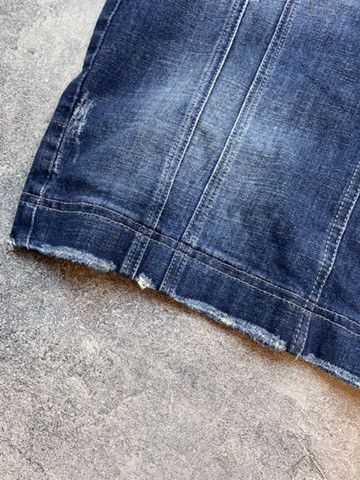 Just Cavalli × Roberto Cavalli Vintage Roberto Cavalli Denim Skirt Just Cavalli Size 32" / US 10 / IT 46 - 12 Thumbnail