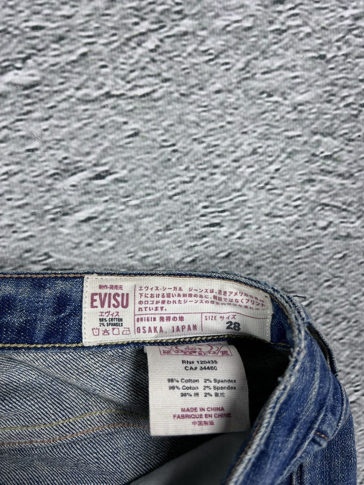 Evisu Evisu jorts daicock big logo vintage pink jeans shorts Size 28" / US 6 / IT 42 - 10 Thumbnail
