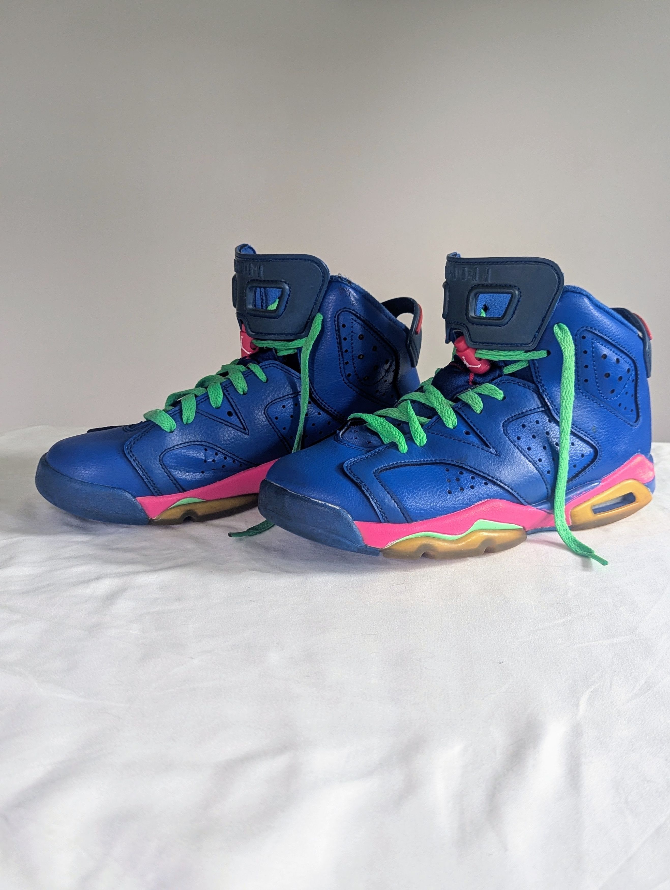 Jordan Brand Air Jordan 6 Retro “Game Royal” GS Women 7.5 – 2013-14 Size US 7.5 / IT 37.5 - 1 Thumbnail