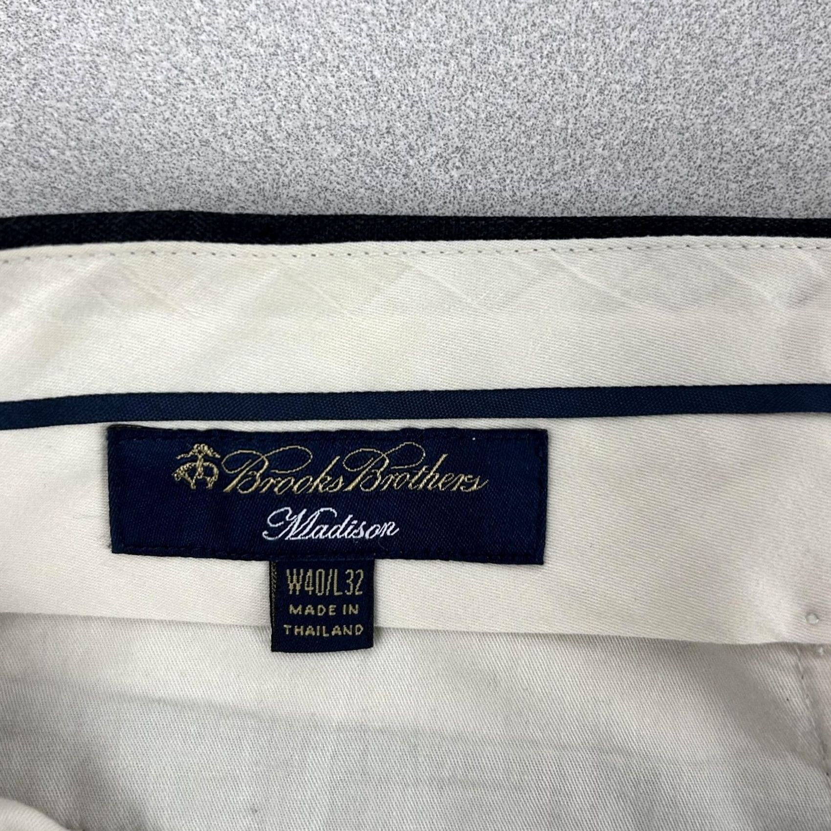 Brooks Brothers Brooks Brothers Dress Pants Men 38 - Charcoal Gray Size US 38 / EU 54 - 4 Thumbnail