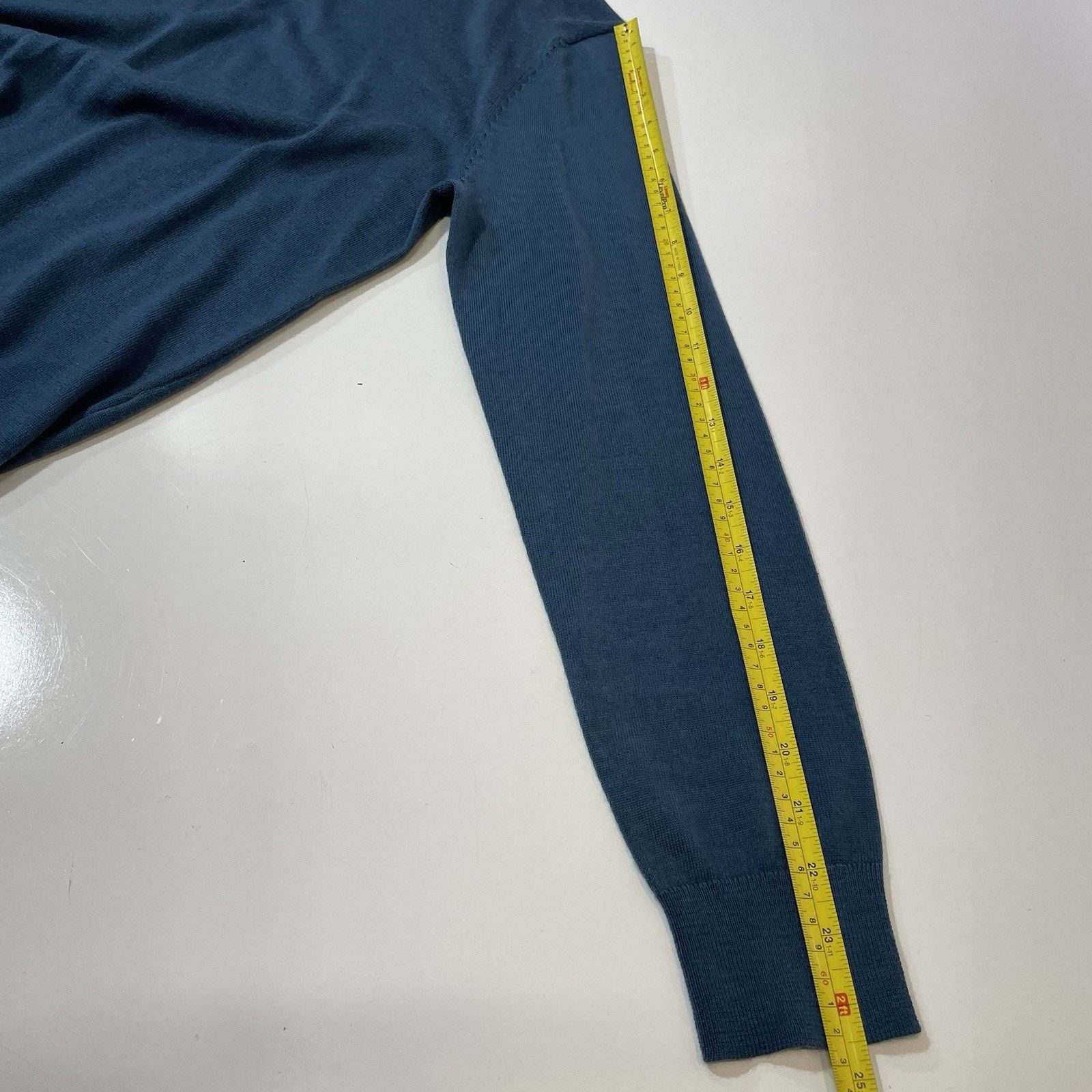 Banana Republic Banana Republic Blue Merino Wool Sweater Soft SMALL EUC Size US S / EU 44-46 / 1 - 5 Thumbnail