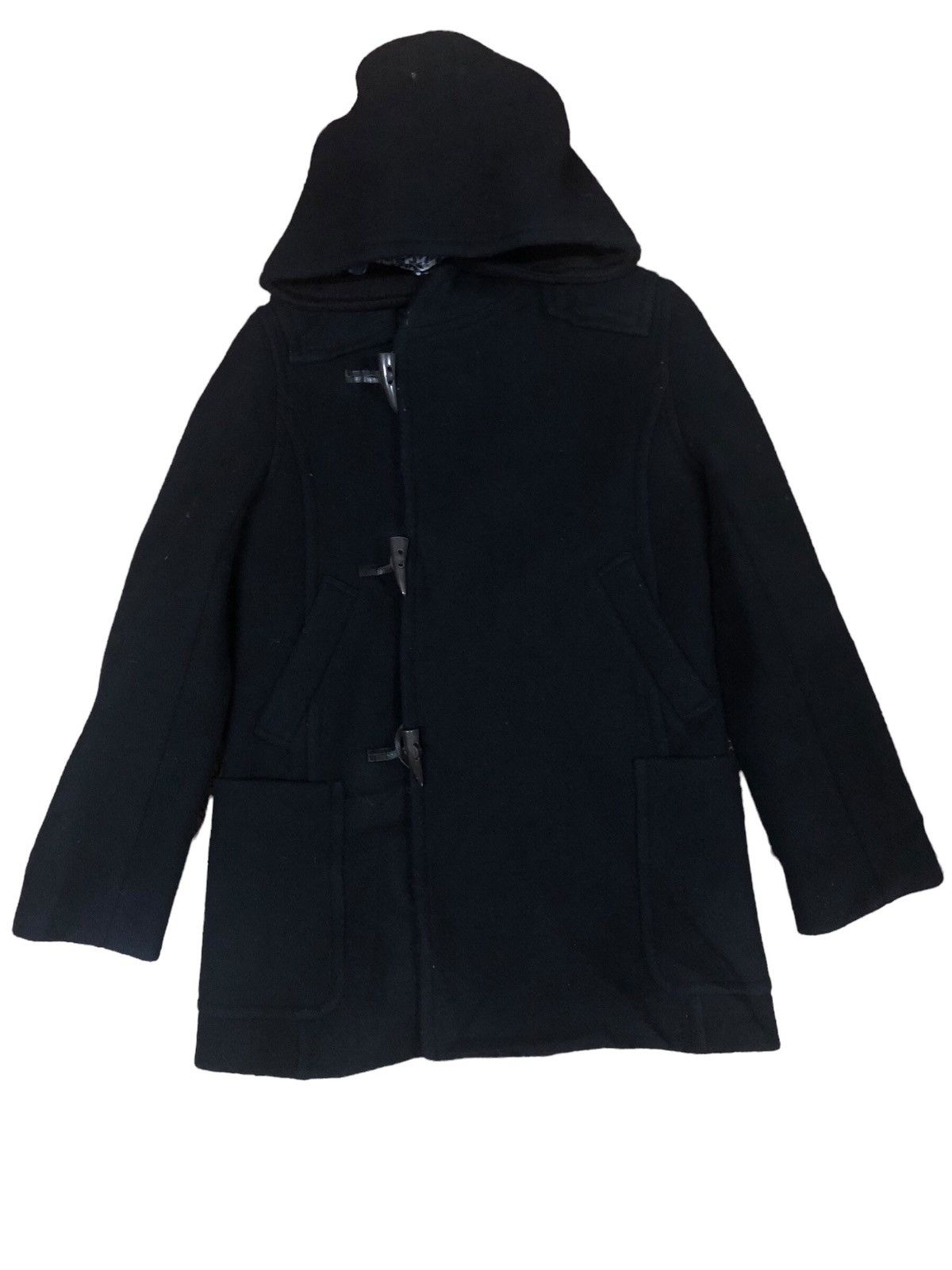 Issey Miyake × Japanese Brand Sunao Kuwahara Duffle Wool Hooded Jacket Size US S / EU 44-46 / 1 - 1 Thumbnail