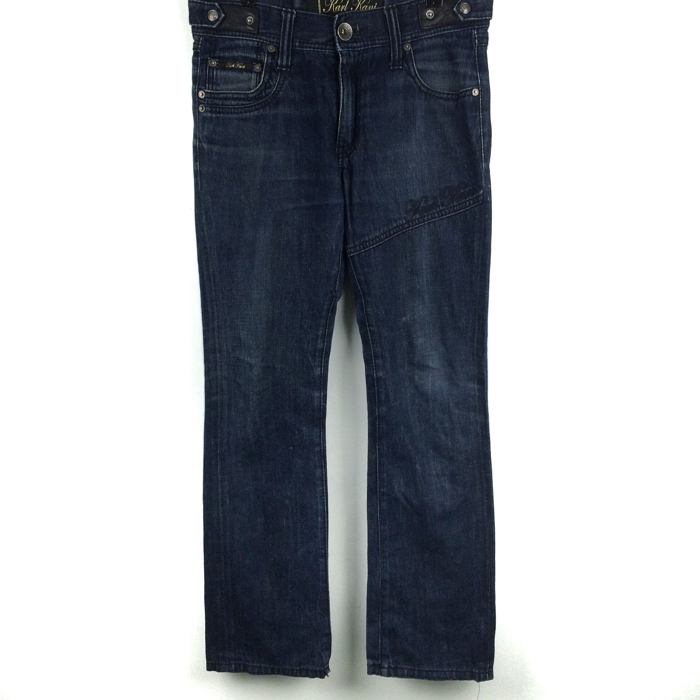 Karl Kani X210 KARL KANI DENIM ADJUSTABLE WAIST NICE DESIGN!! Size US 33 - 2 Thumbnail