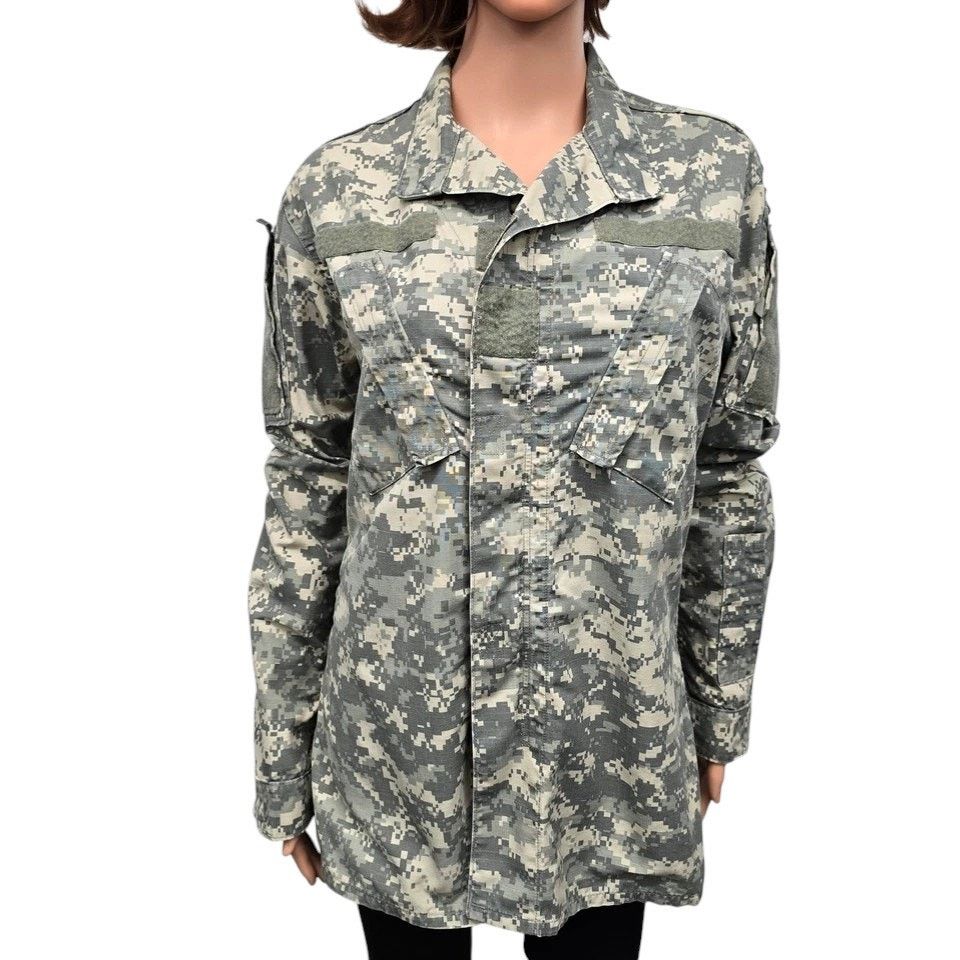 Vintage US Military Combat Digital Camo Jacket Coat Unisex S Long Size S / US 4 / IT 40 - 2 Thumbnail