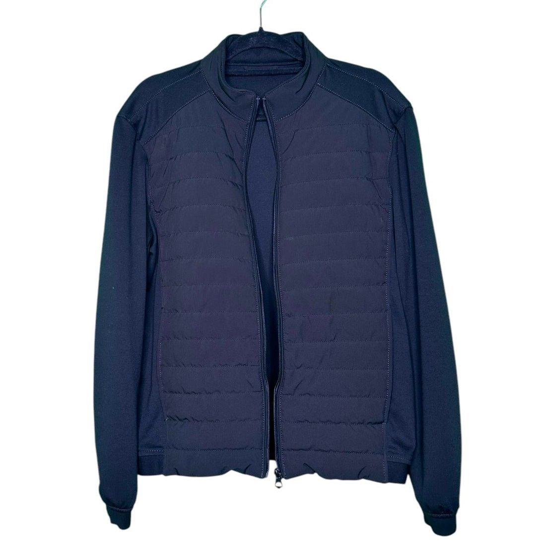 Zara Zara man black quilted front zipper jacket size Large Size US L / EU 52-54 / 3 - 3 Thumbnail
