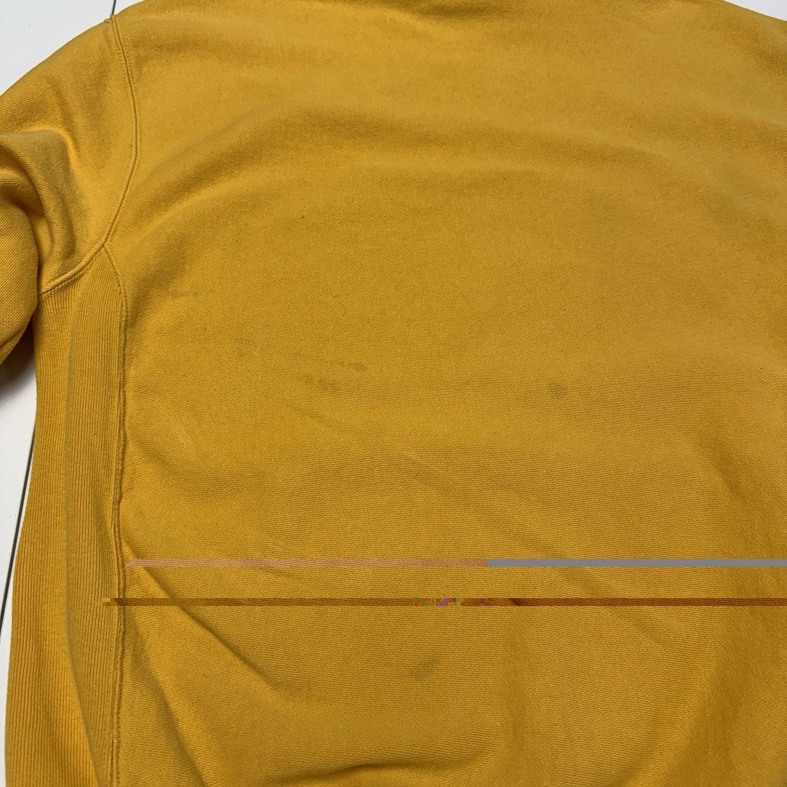 Gap Vintage Gap Hoodie Sweatshirt Mens Large Yellow Blank Skate Size US L / EU 52-54 / 3 - 8 Thumbnail