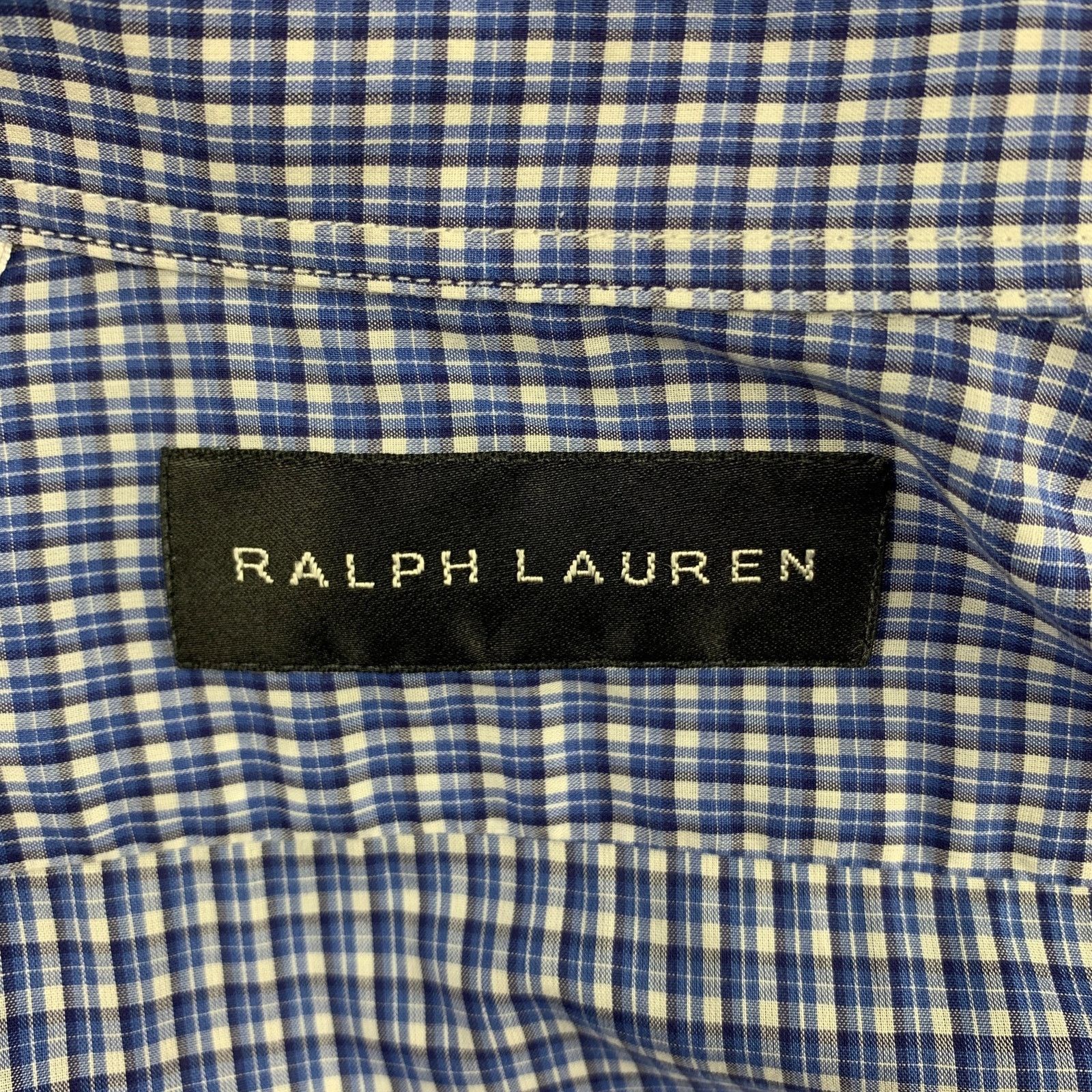 Ralph Lauren RALPH LAUREN Black Label S Blue Plaid Button Down L/S Shirt Size US S / EU 44-46 / 1 - 5 Thumbnail