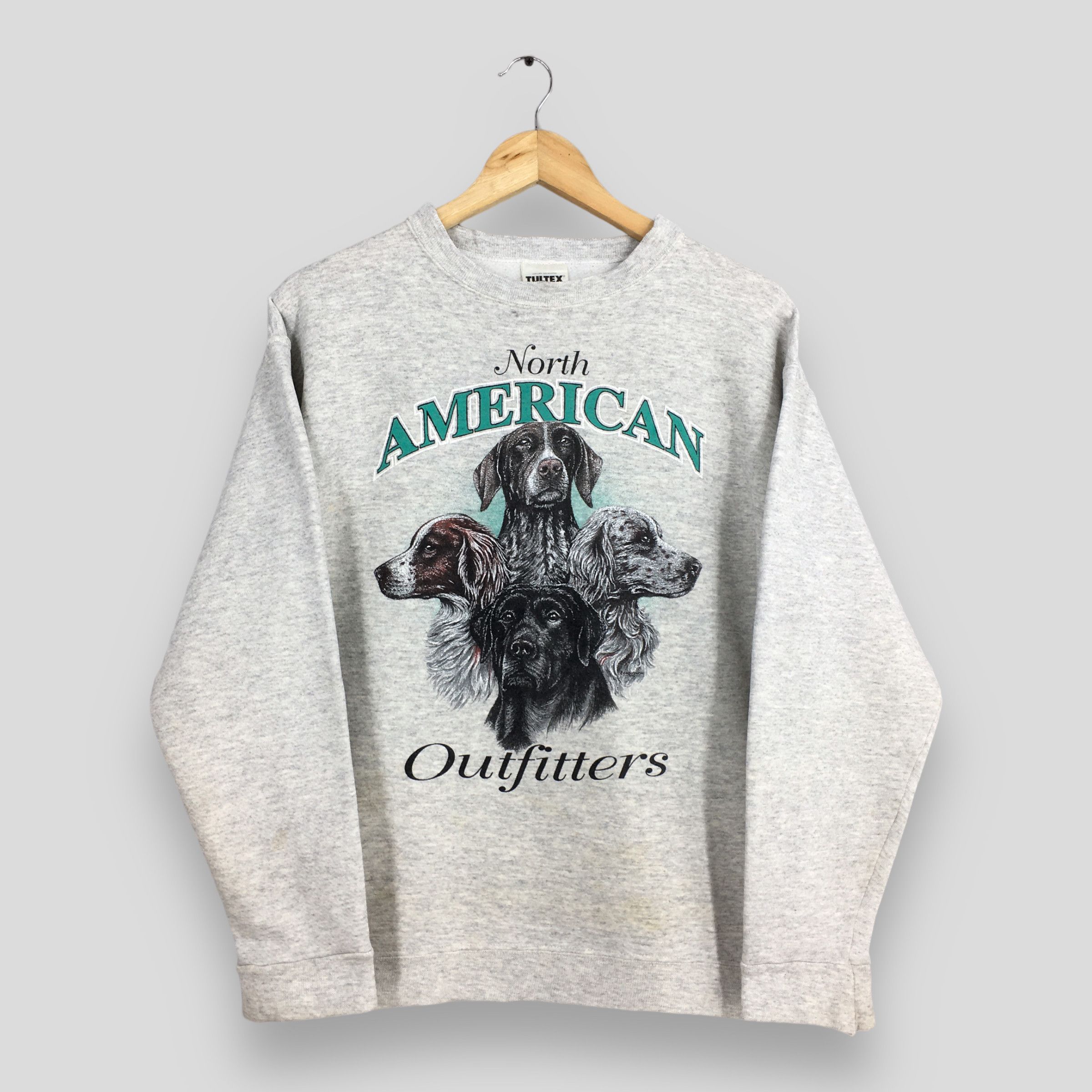 Big Dogs × Tultex 90s North American Outfitters Dogs Gray Sweatshirt Medium Size US M / EU 48-50 / 2 - 1 Thumbnail