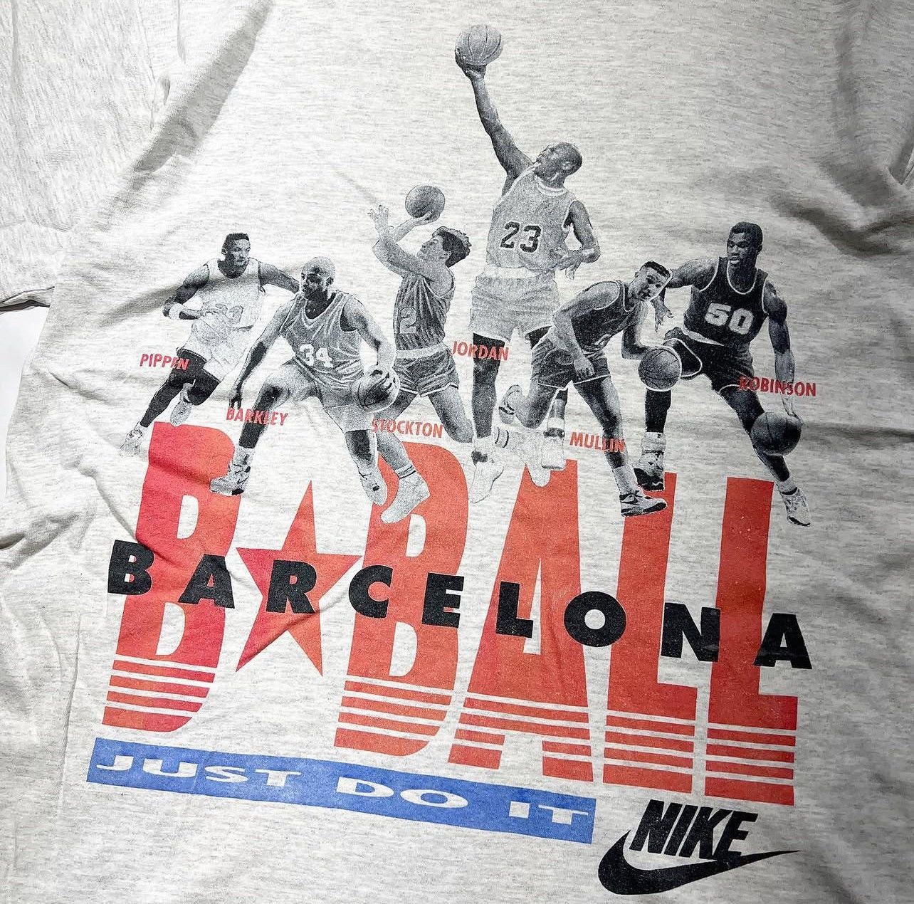 Nike Vintage nike barcelona basket ball tee Size US L / EU 52-54 / 3 - 3 Thumbnail