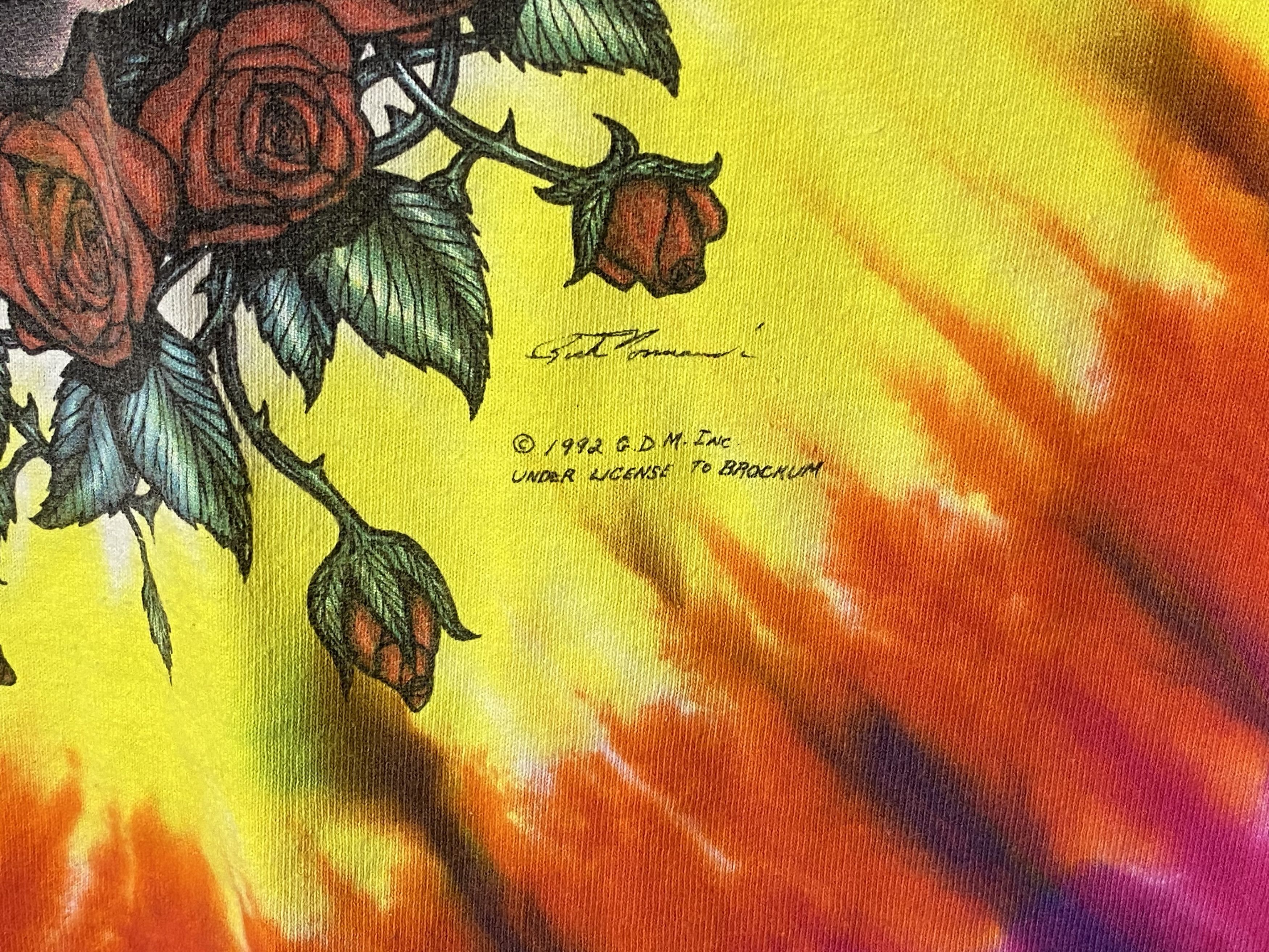 Grateful Dead × Liquid Blue × Vintage VINTAGE 1992 GRATEFUL DEAD TIE DYE T SHIRT SINGLE STITCH Size US XL / EU 56 / 4 - 3 Thumbnail